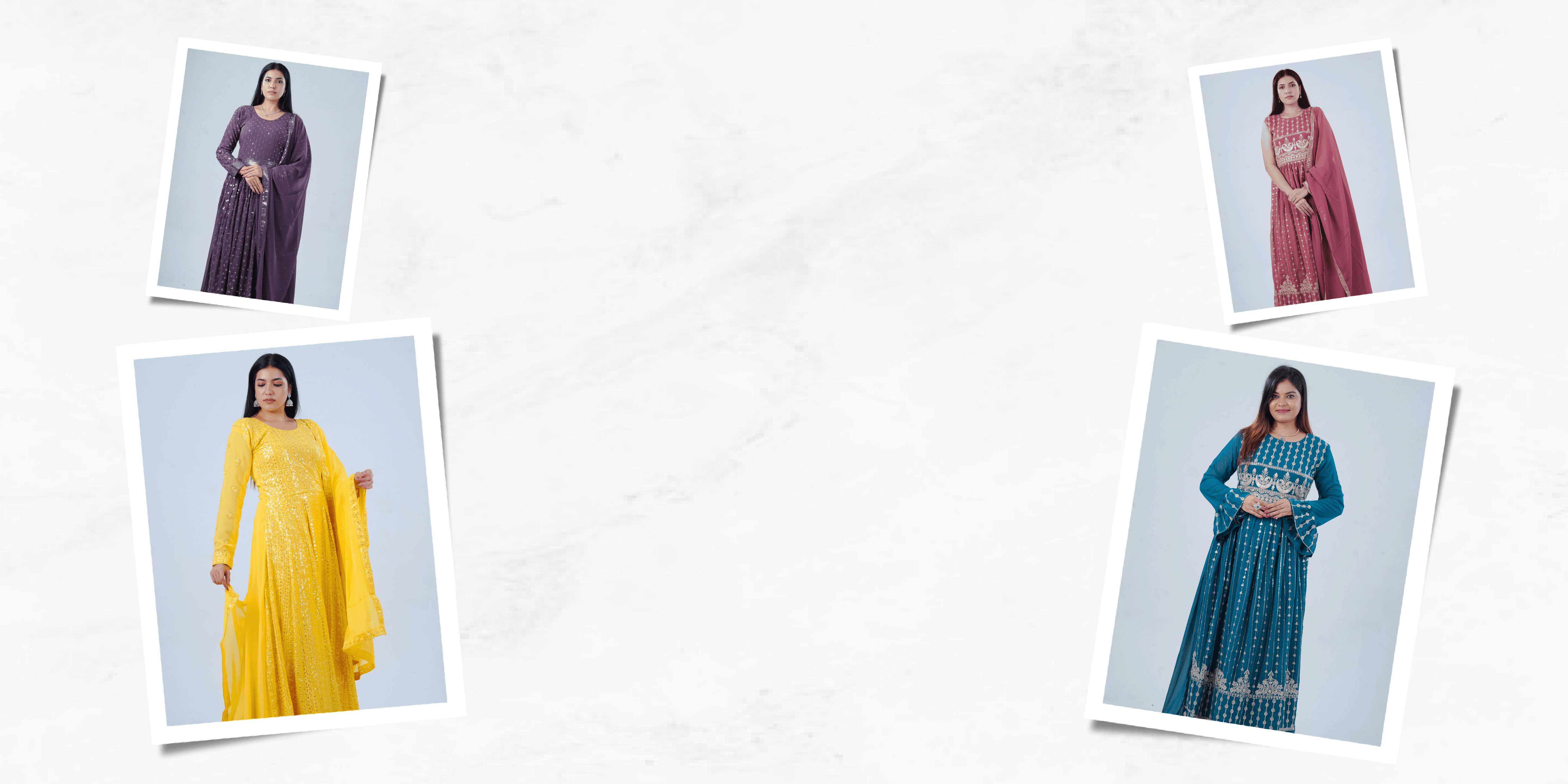 Floor Length Kurti Gown - JCS Fashions