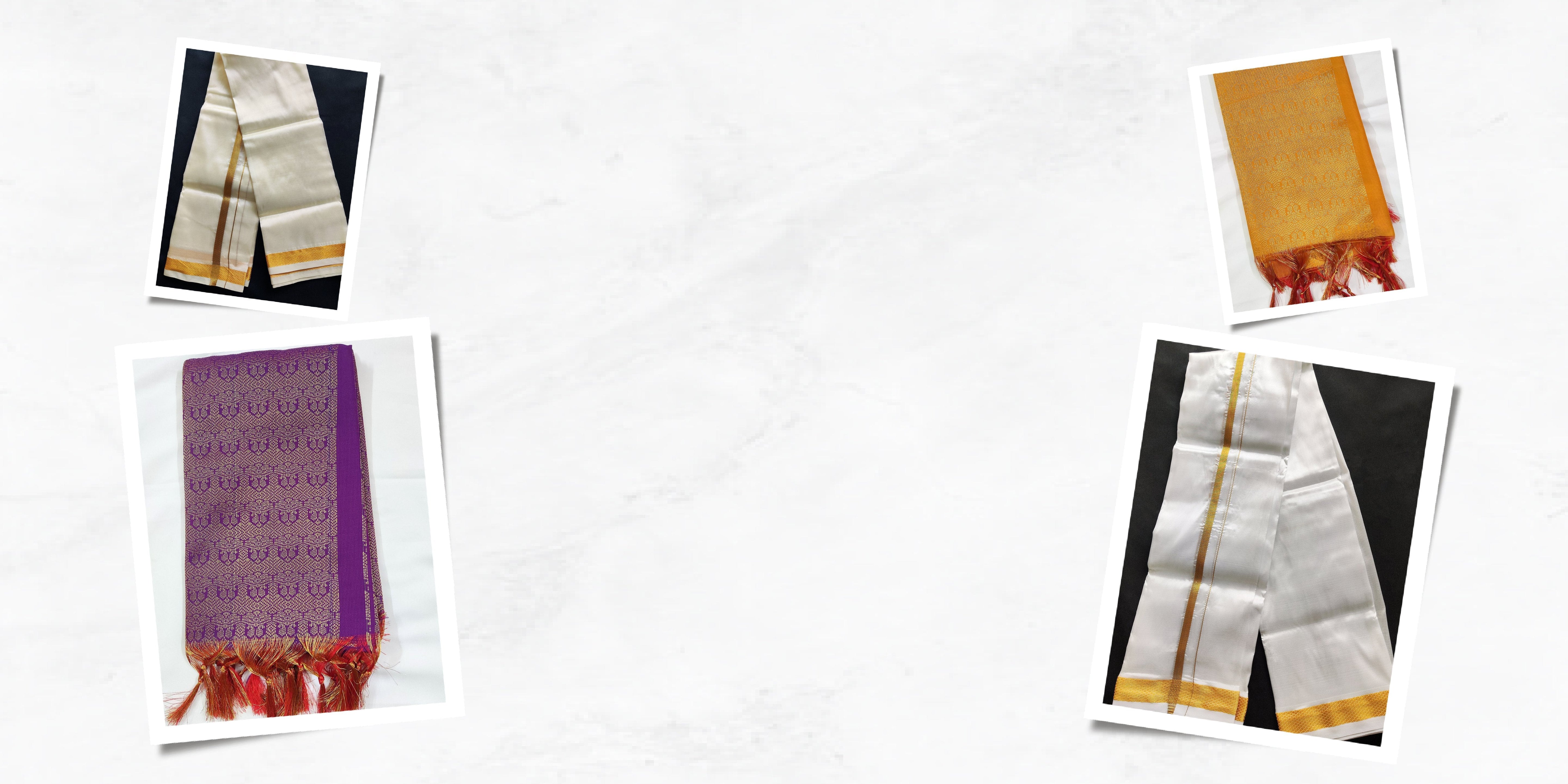 Ponnadai Shawl & Angavastram Collection - JCS Fashions