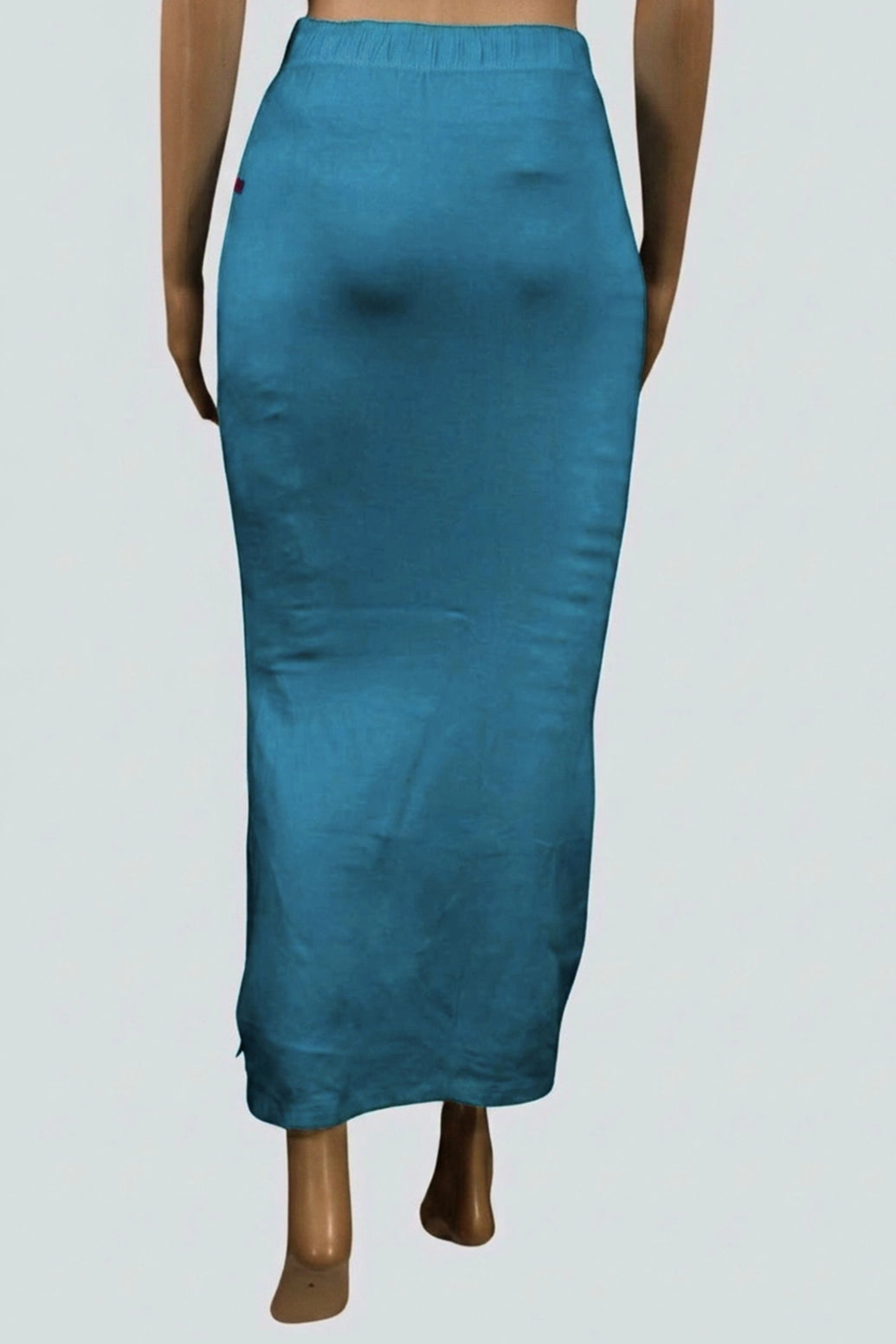 Turquoise Blue 4-Way Lycra Shapewear Inskirt for Women, Stretch Slip Skirt