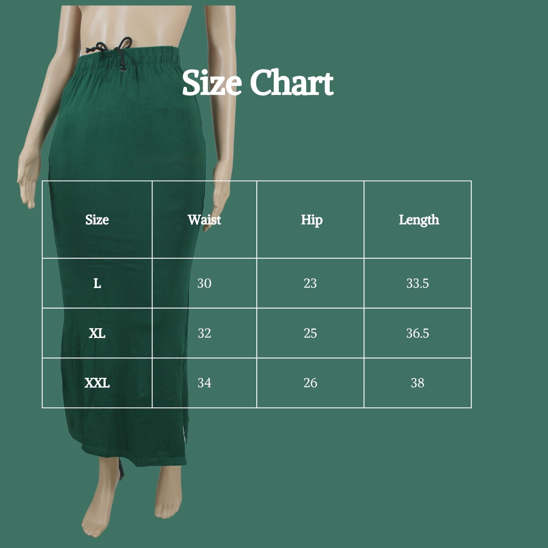 4-Way Lycra Shapewear - Seamless Comfort and Sleek Design by JCSFashions Inskirt JCS Fashions