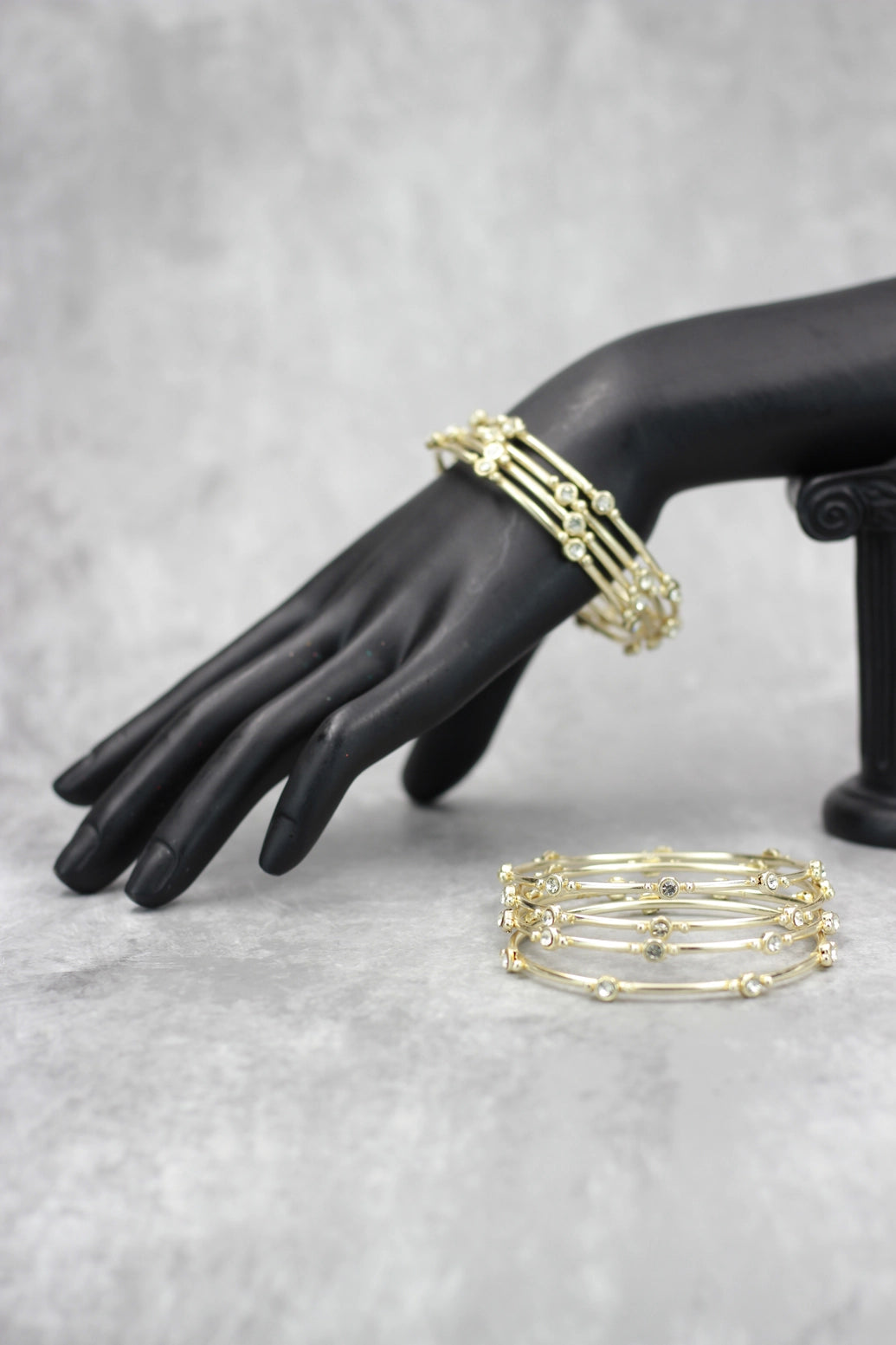 White Crystal Silver-Tone Bangles for Wedding, Party & Ethnic Wear, Sparkling Bridal Look