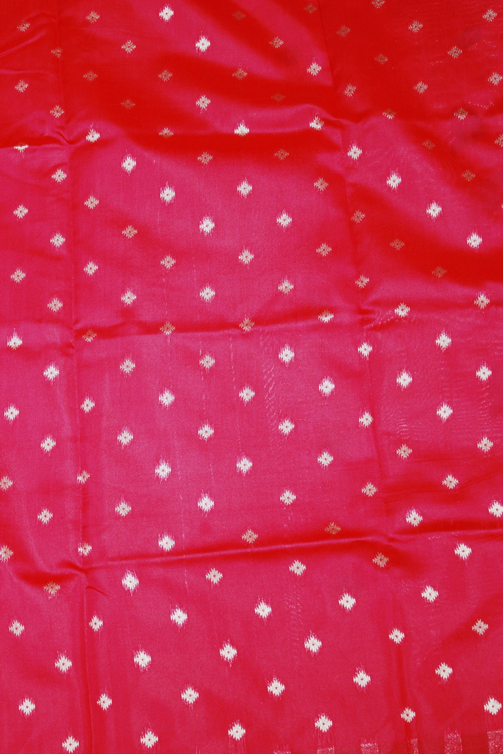 Dark Pink Paithani Tissue Fabric Saree with Zari Weaving and Blouse