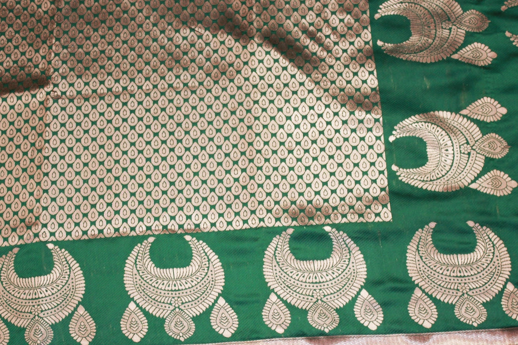 Coconut Silk saree - Silk fabric saree and beautiful jhumka design weaving in pallu and border, saree comes with blouse