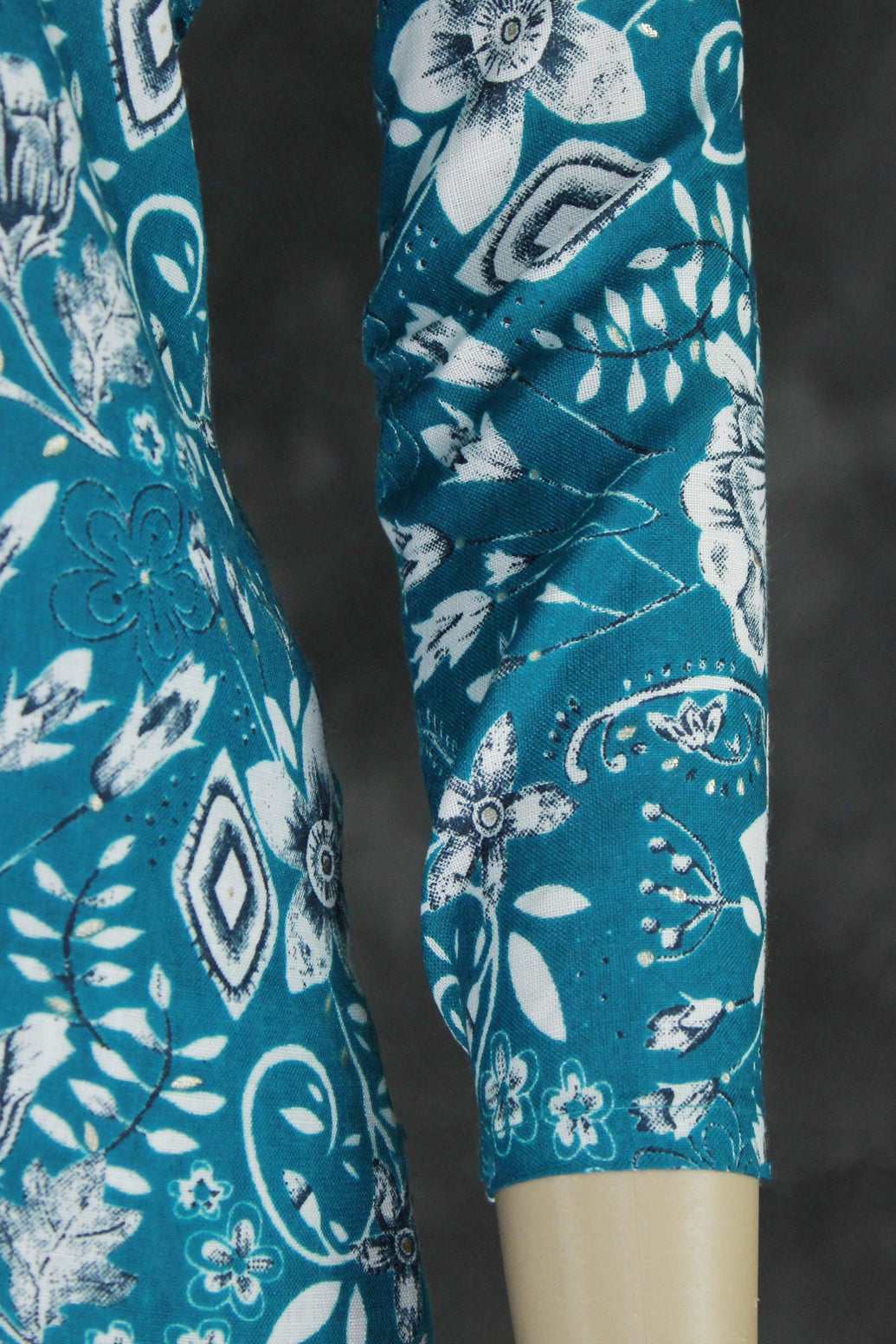 Cotton 2 piece kurta set, Kurti and Pant with Elastic, Cotton fabric, Kurti and Pant comes with beautiful printed design Size Measuremen