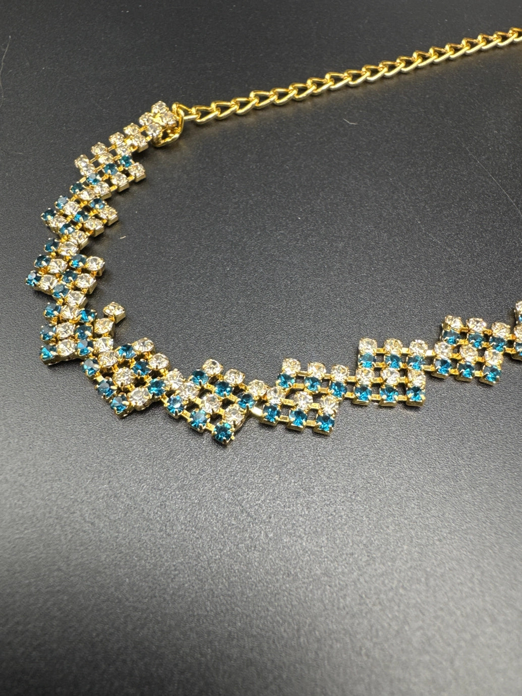 Gold-Tone Zigzag Crystal Hip Chain with Green Stones - Adjustable Waist Belt Jewelry JCS Fashions