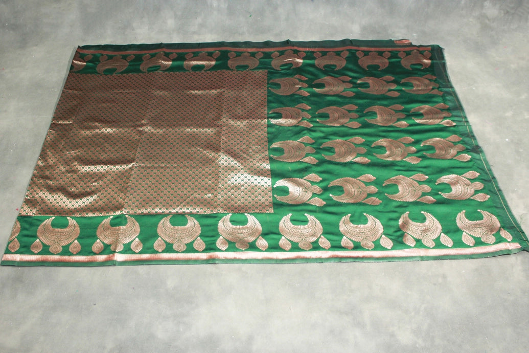 Coconut Silk saree - Silk fabric saree and beautiful jhumka design weaving in pallu and border, saree comes with blouse