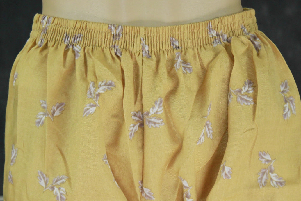 Mustard Yellow Cotton Kurta Set for Women