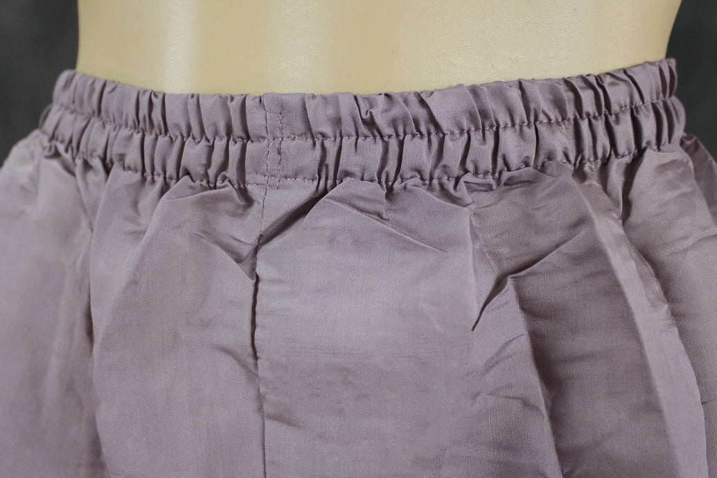 Elegant Lilac Purple Roman Silk 3 Piece Set