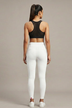 JCSFashions Ultra-Soft Ankle-Length Lycra Leggings with Belt-Fit
