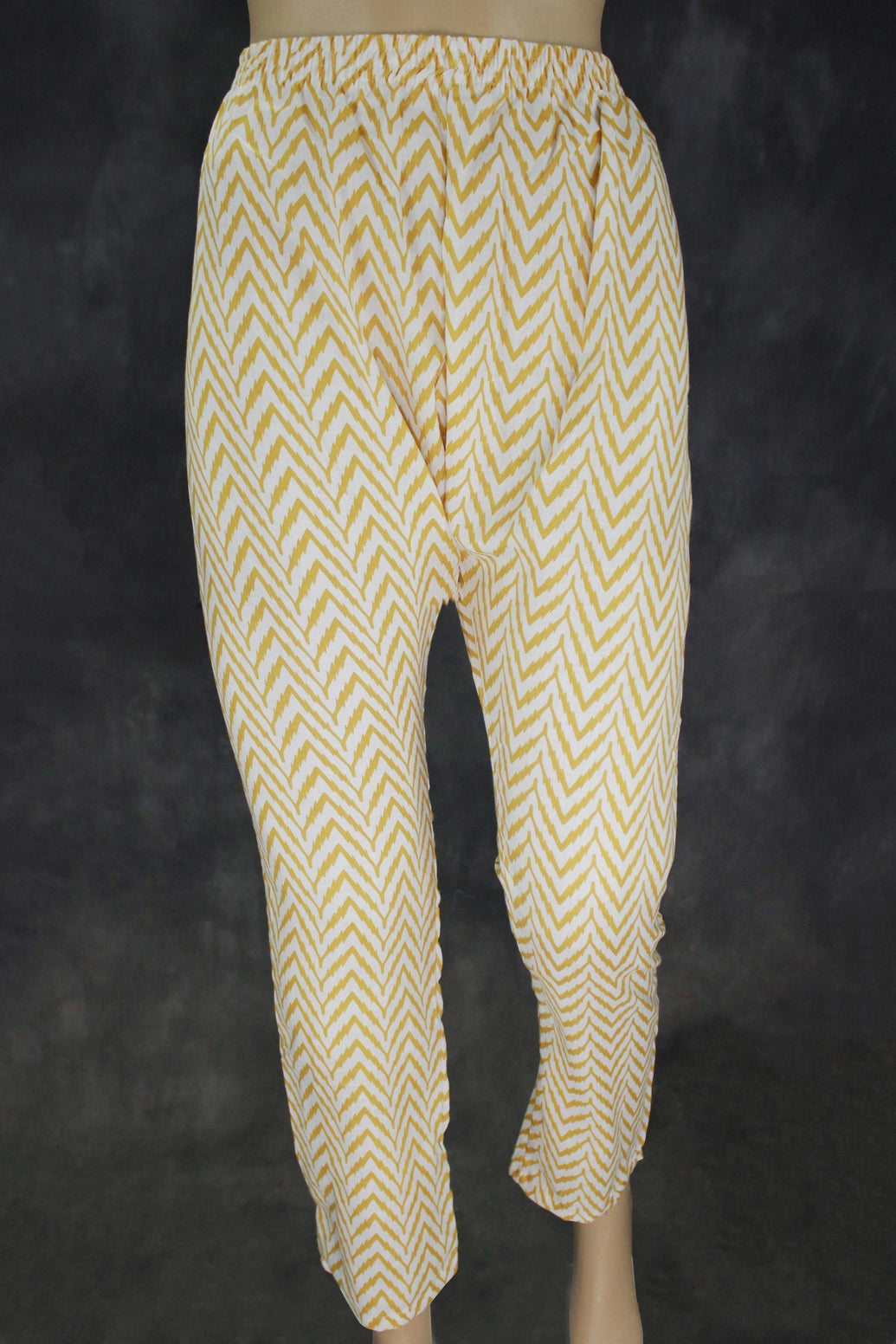 Yellow Cotton Kurta Set with Printed Design