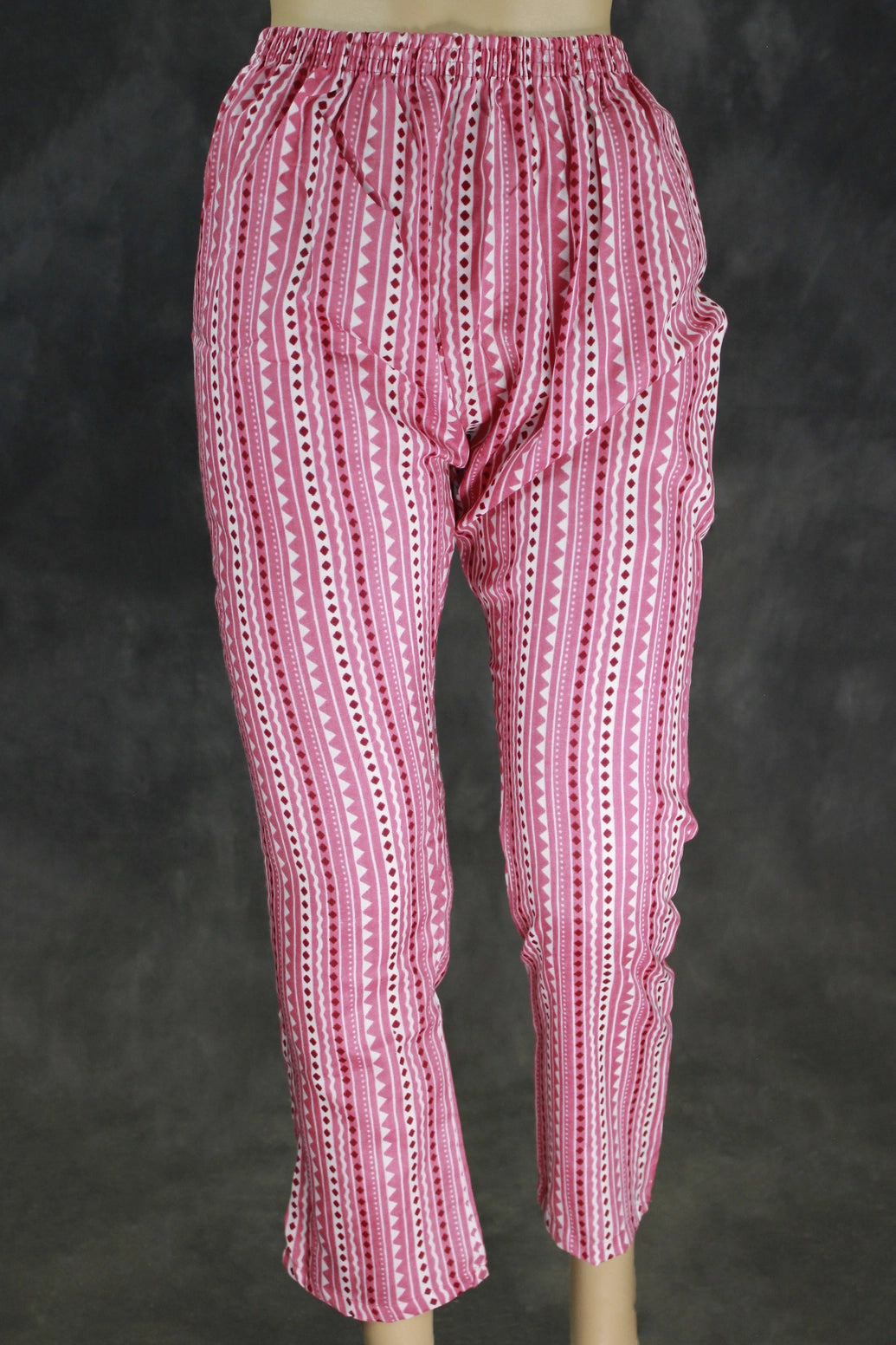 Onion Pink Floral 2-Piece Kurta Set with Elasticated Printed Pants