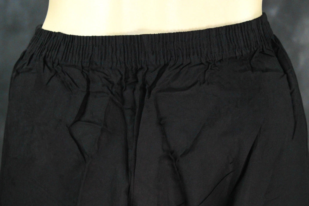 Purple Cotton Floral Kurti Set - 2 Piece Kurta with Elastic Pants