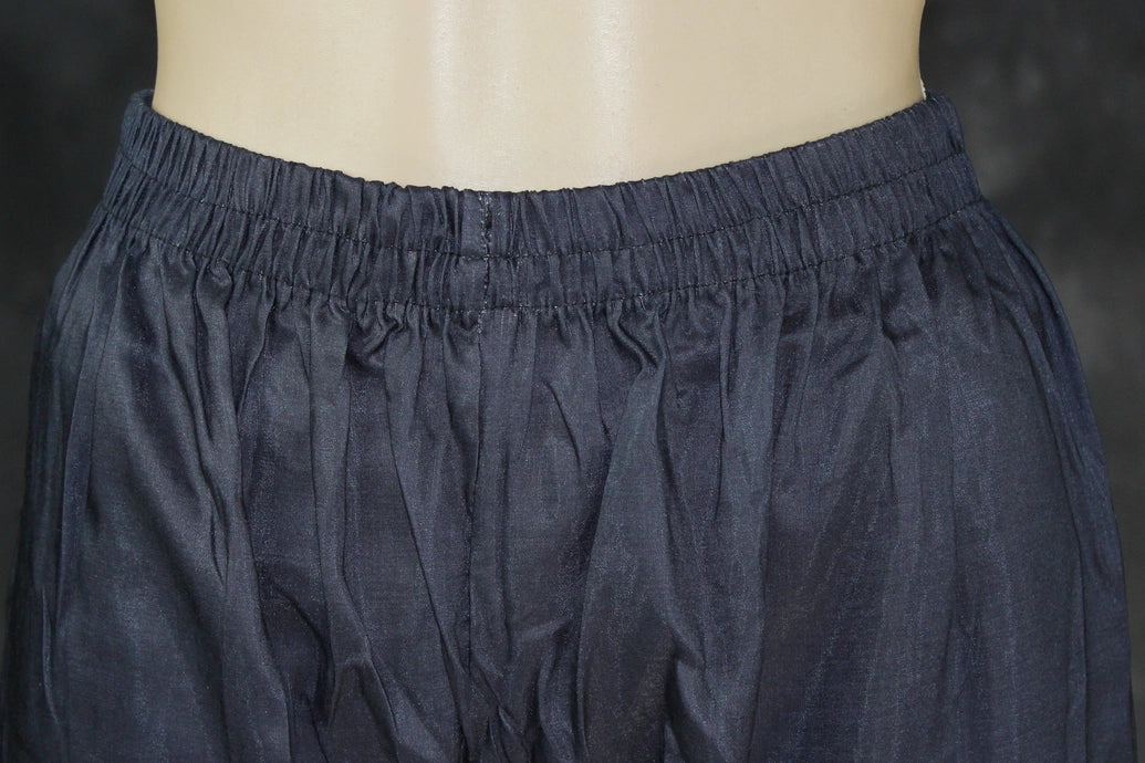 Light Cream Designer Crepe 3-Piece Salwar Suit with Mirror & Stone Work - Kurti, Pant & Cotton Dupatta