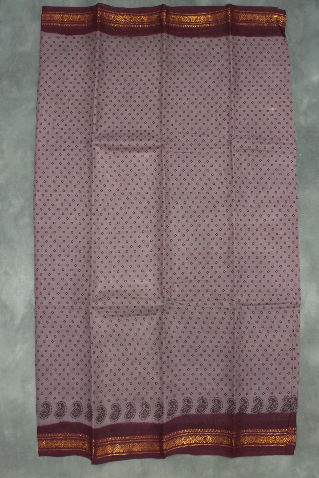 Elegant Poly Cotton Floral Brown Saree for Daily and Festive Wear Saree JCS Fashions