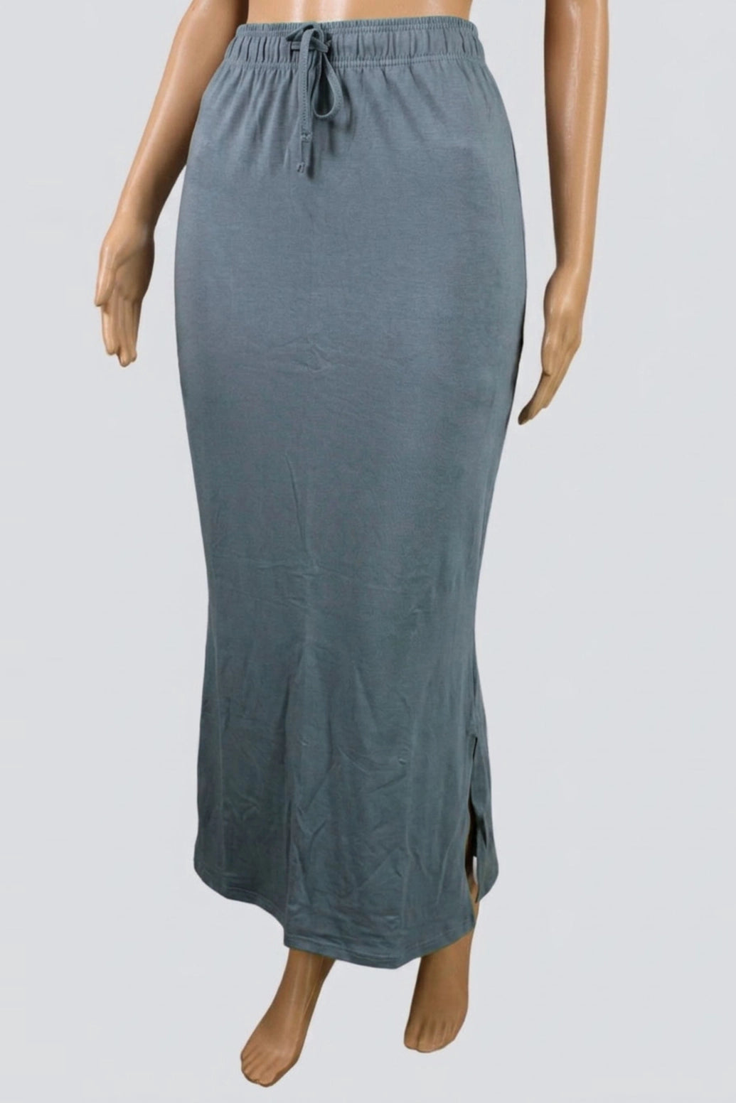 4 Way Lycra Shapewear Inskirt for Women, Steel Grey Body Shaping Skirt with Stretch Fit - Steel Grey