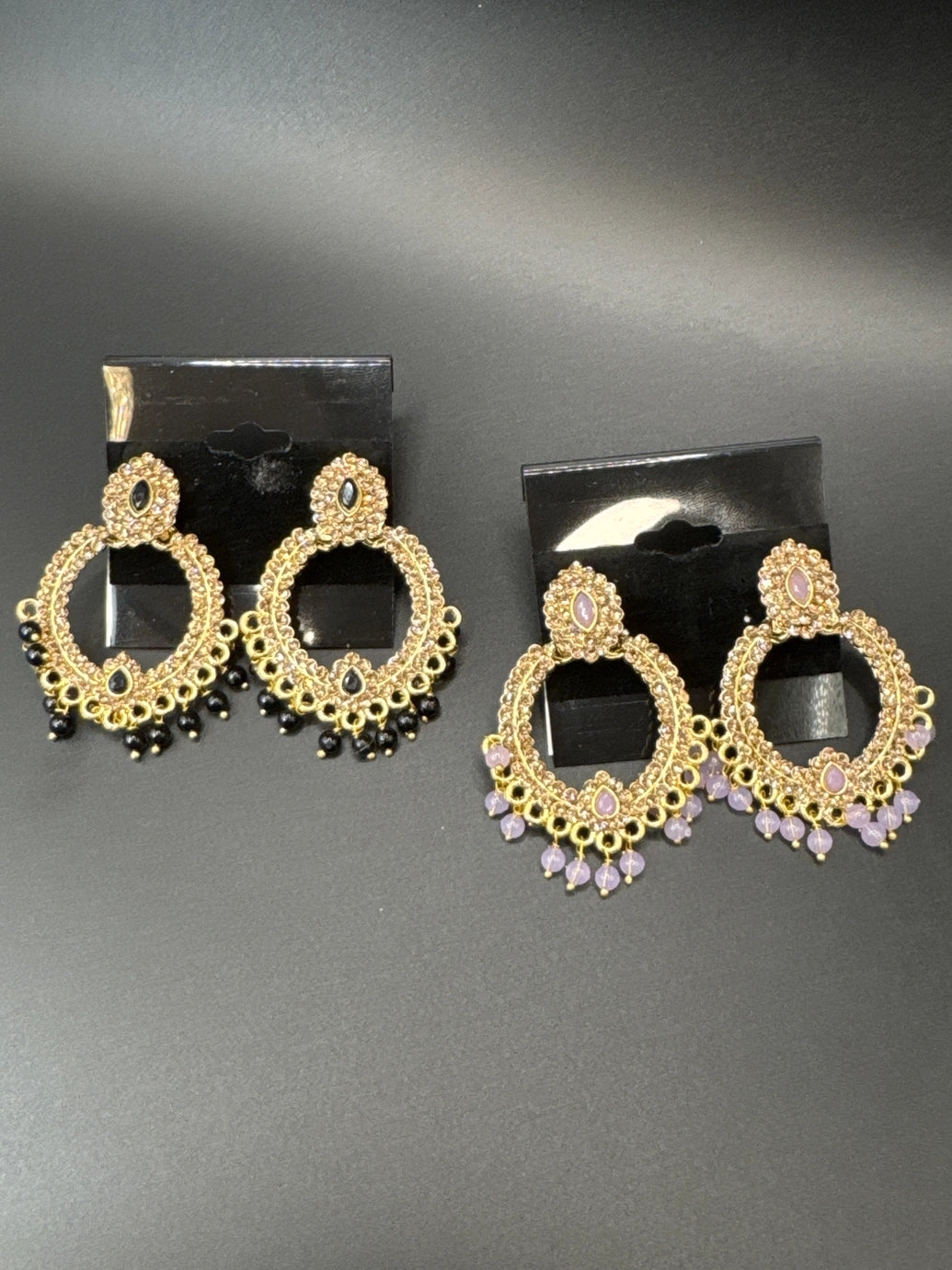 Gold-Plated Beads Chandbali Earrings for Women – Circular Jhumka Jewelry JCS Fashions
