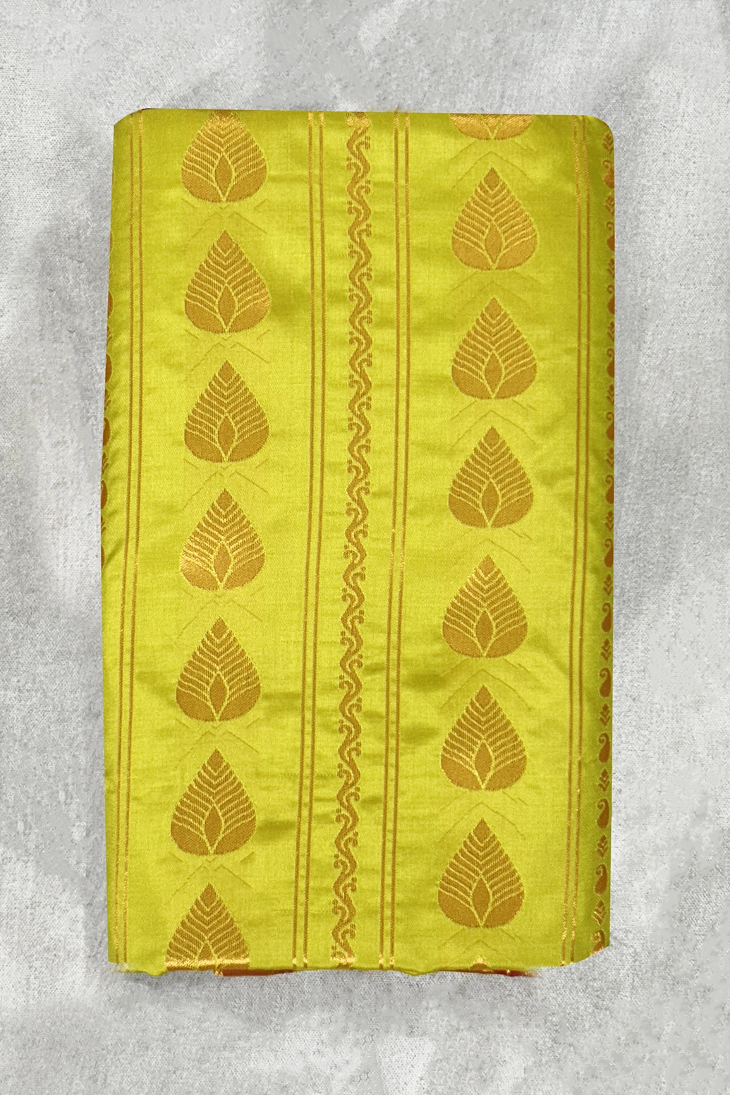 Orange Soft Silk Saree with Delicate Gold Zari Buttas and Floral Border - Orange