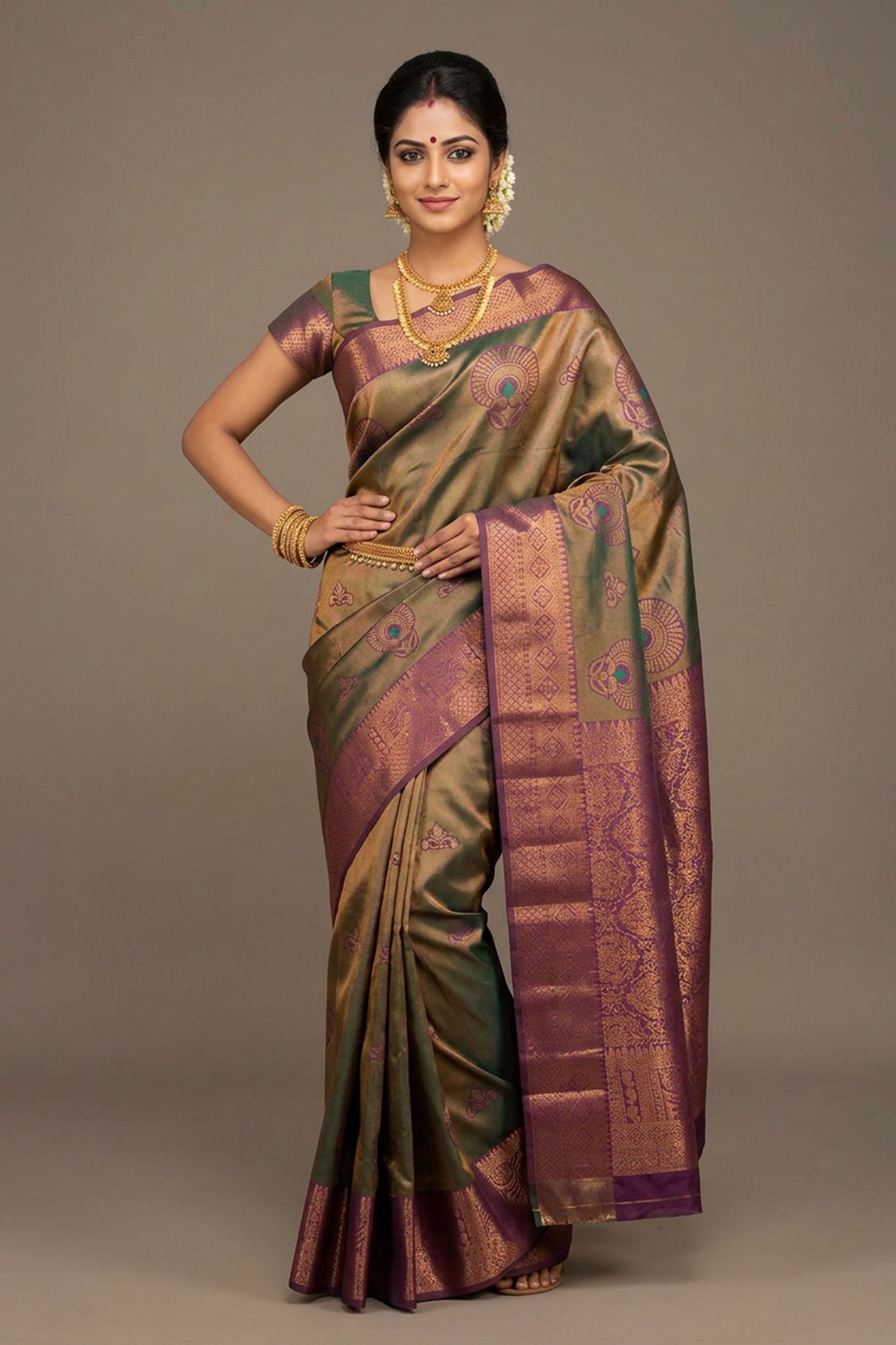 Saree-1404 — front pose