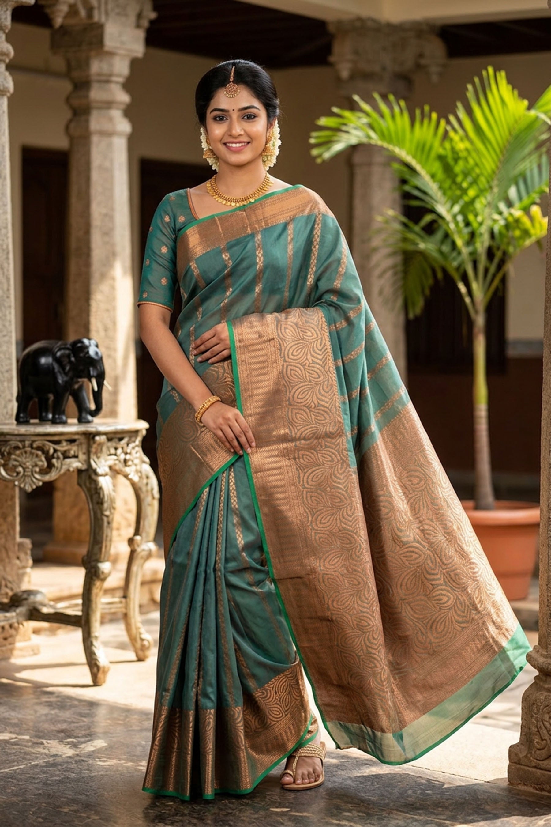 Saree-1421 — front pose