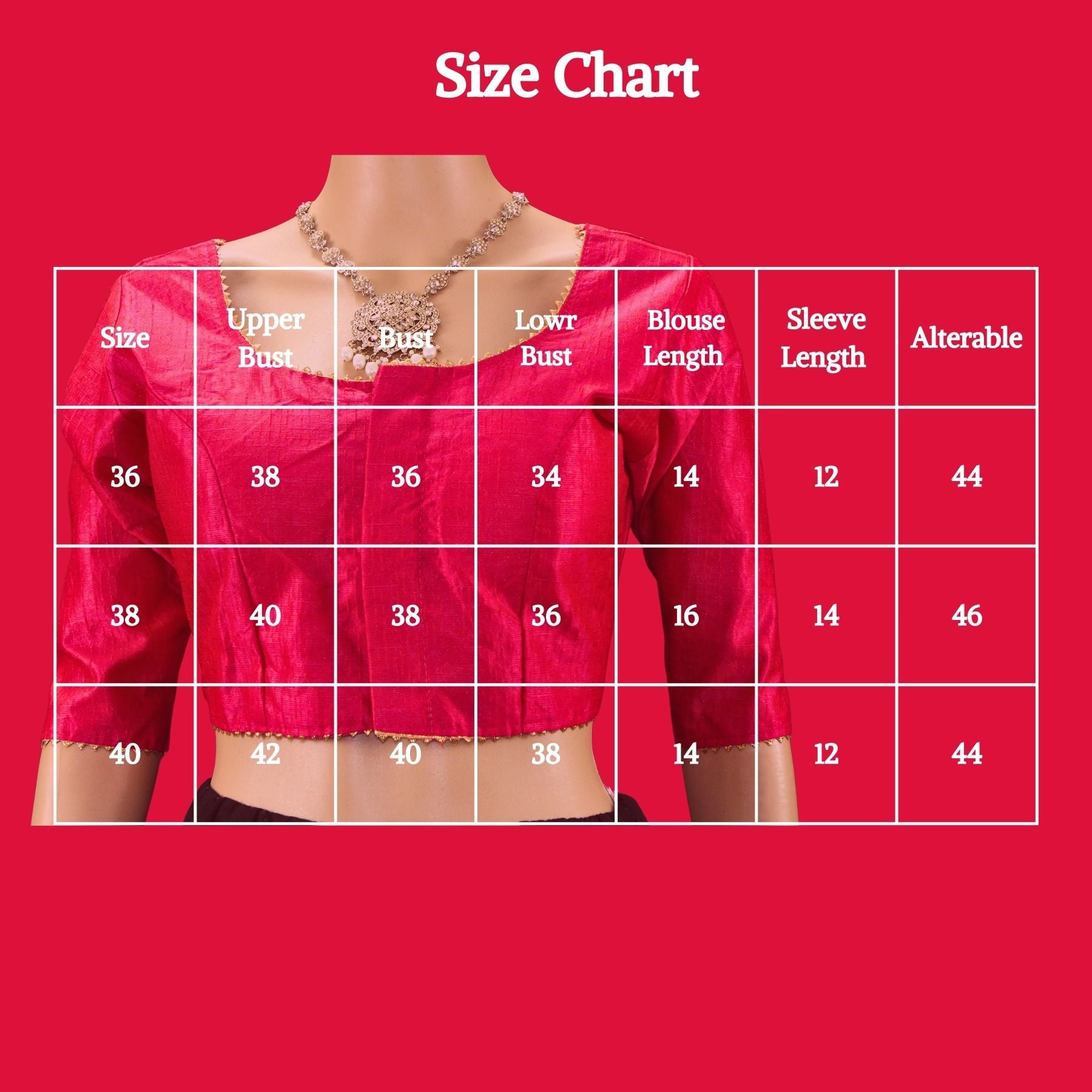 Pink Raw Silk Readymade Padded Blouse - Elbow Sleeve, Back Knot Blouse JCS Fashions