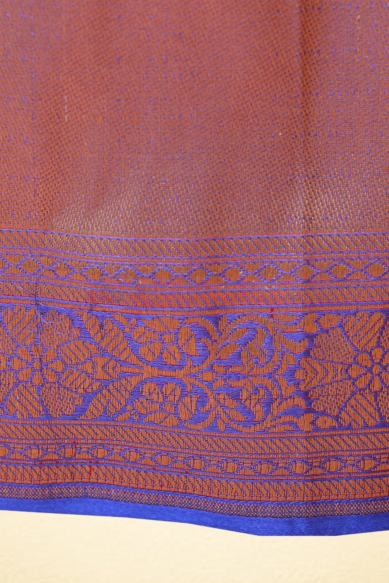 Allover Weaving Design Benarasi Pattu Pavadai/Lehenga With Kanchi Border LEHENGA JCS Fashions