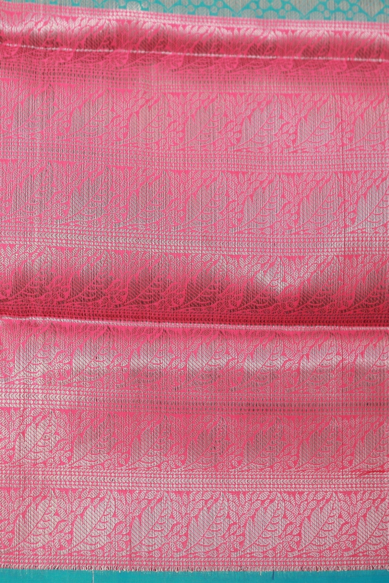 Antique Zari Borders & Contrasting Pallu: Semi Silk Saree Saree JCS Fashions