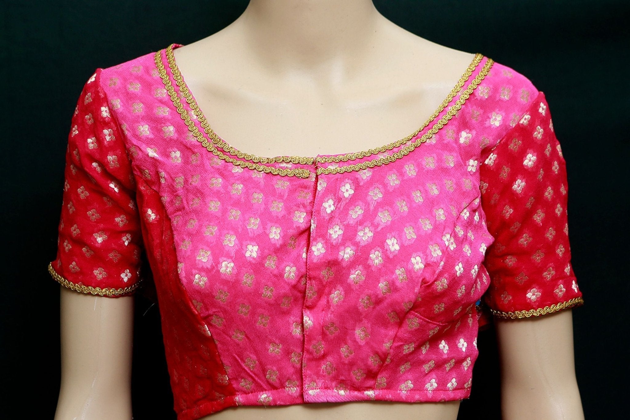 Bananas Georgette Saree In Shade Of Pink With Fully stitched Blouse SAREE JCS Fashions
