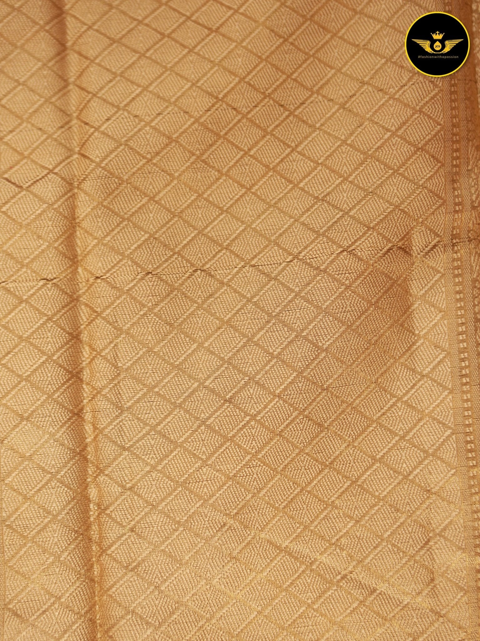 Banarasi Handloom Saree with All Over Zari & Designer Pallu, Beautiful Contrast Zari Work Border SAREE JCS Fashions