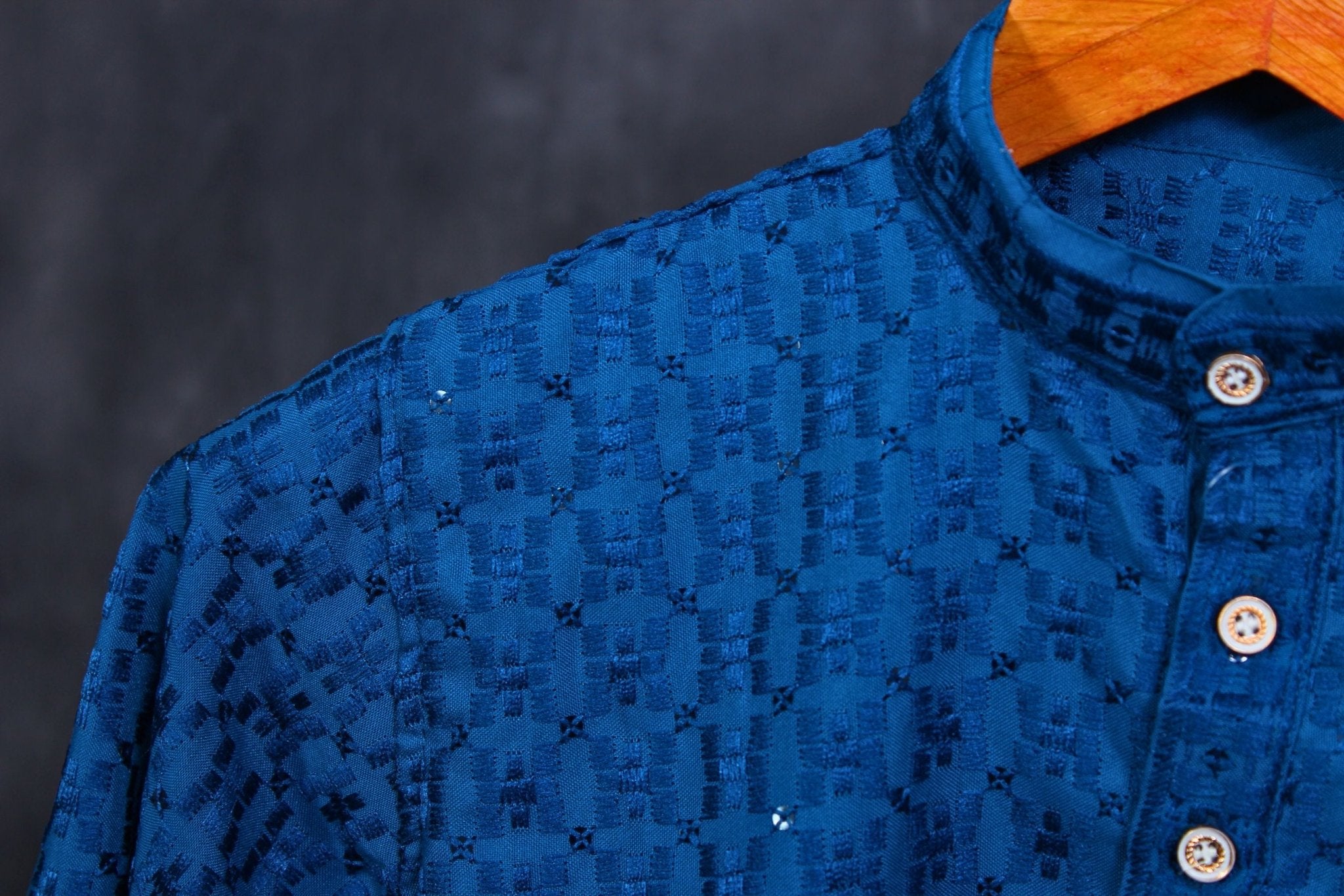 Boys' Elegant Lakhnavi Kurta: Rich Heritage Indian Apparel For Kids BOYS JCS Fashions