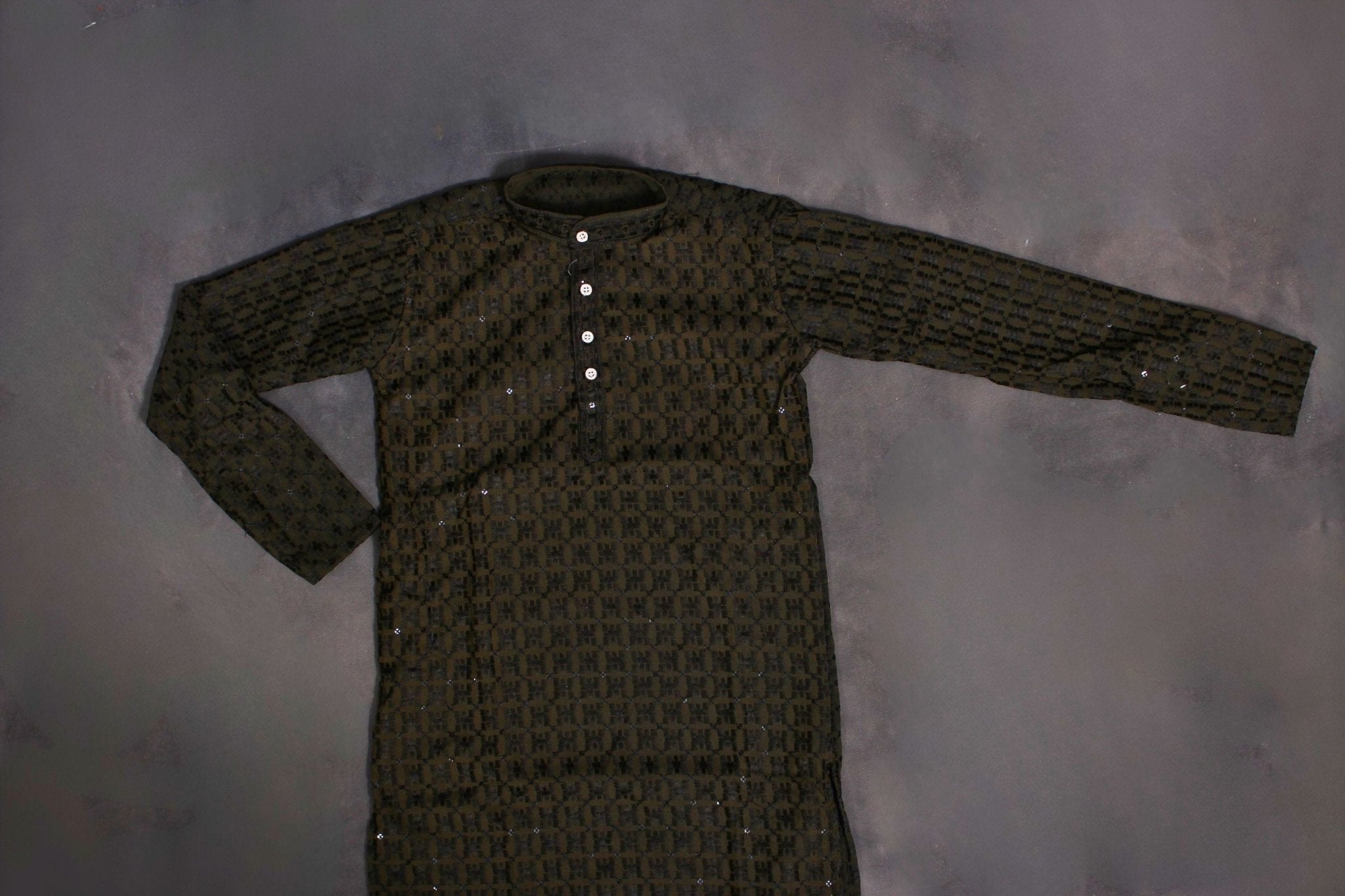Boys' Elegant Lakhnavi Kurta: Traditional Embroidery Meets Modern Appeal BOYS JCS Fashions