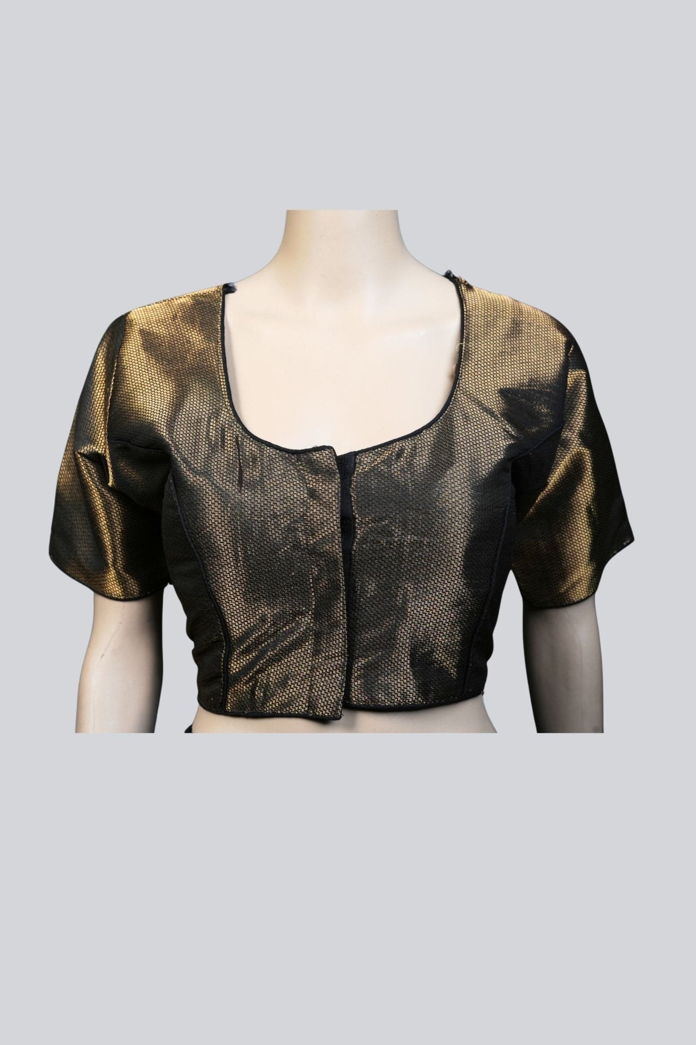 Chic Brocade Blouse: Elegance for Effortless Style |JCSFashions Blouse JCS Fashions Brown 44