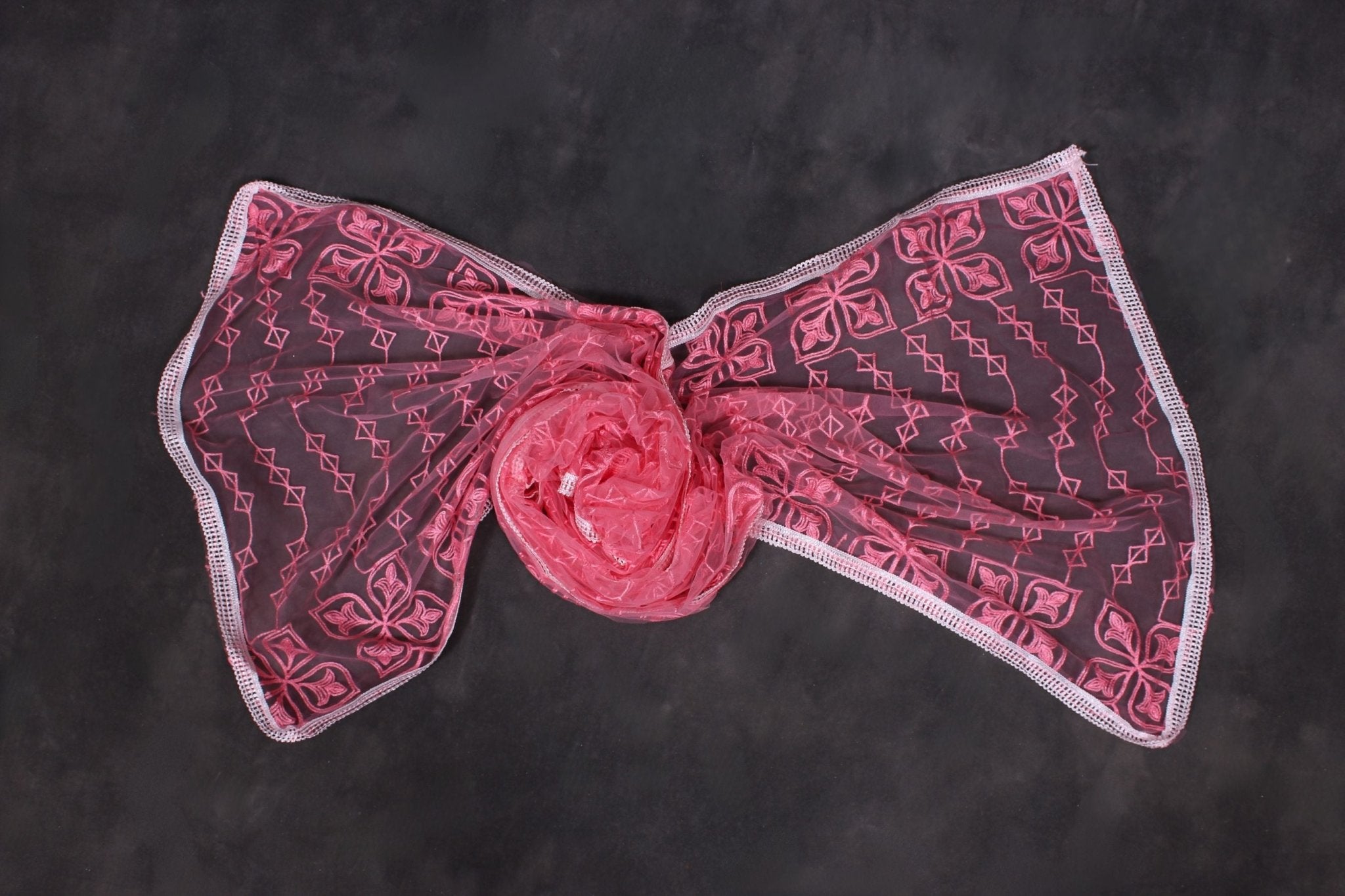 Chic Embroidered Net Dupatta for Festive & Casual Styles by JCSFashions Dupatta JCS Fashions