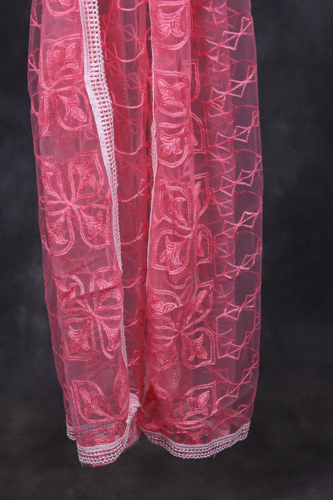 Chic Embroidered Net Dupatta for Festive & Casual Styles by JCSFashions Dupatta JCS Fashions