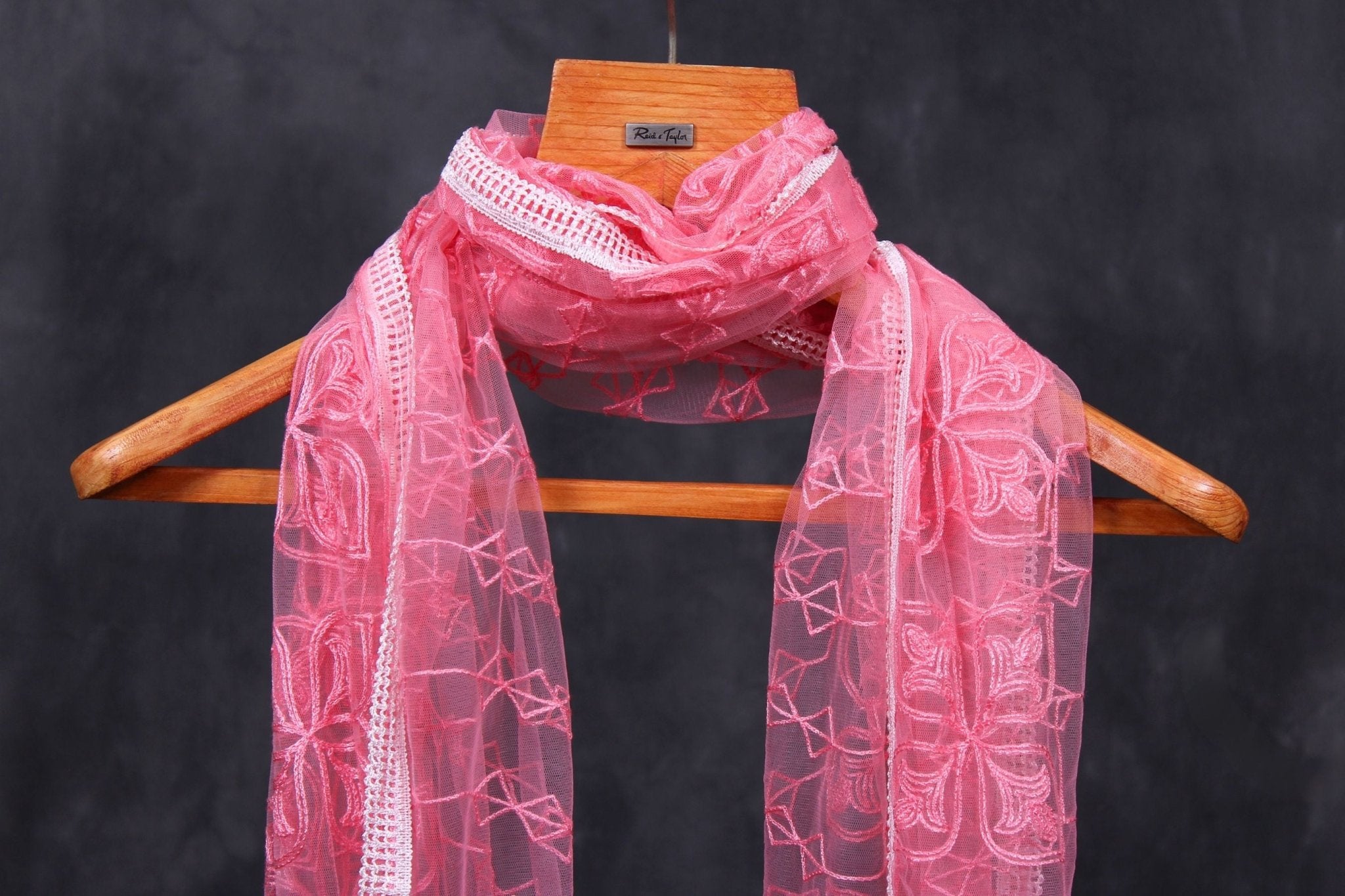 Chic Embroidered Net Dupatta for Festive & Casual Styles by JCSFashions Dupatta JCS Fashions