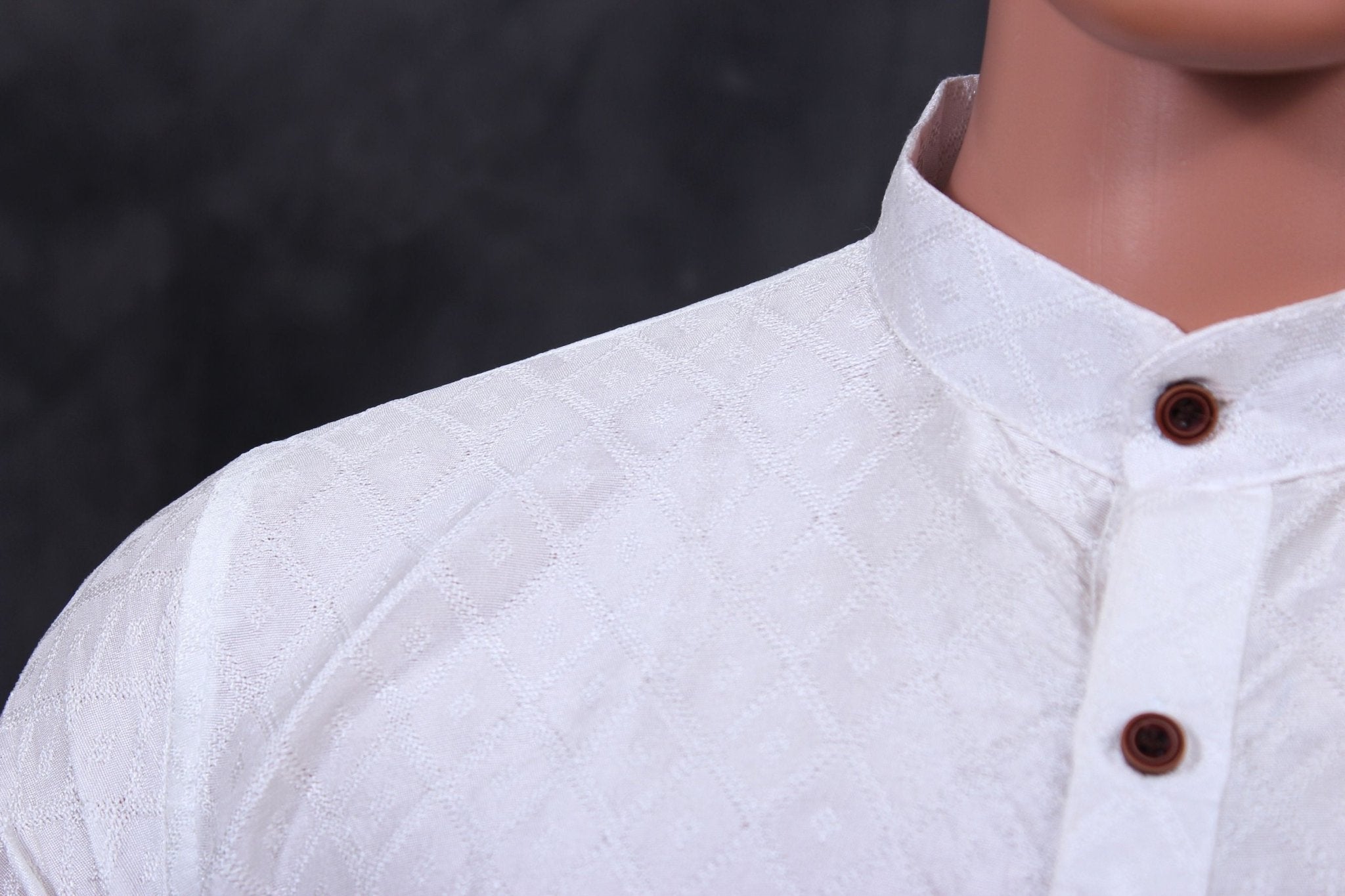 Chic Men's Diamond Pattern Kurta - Regal Design and Premium Comfort Men JCS Fashions