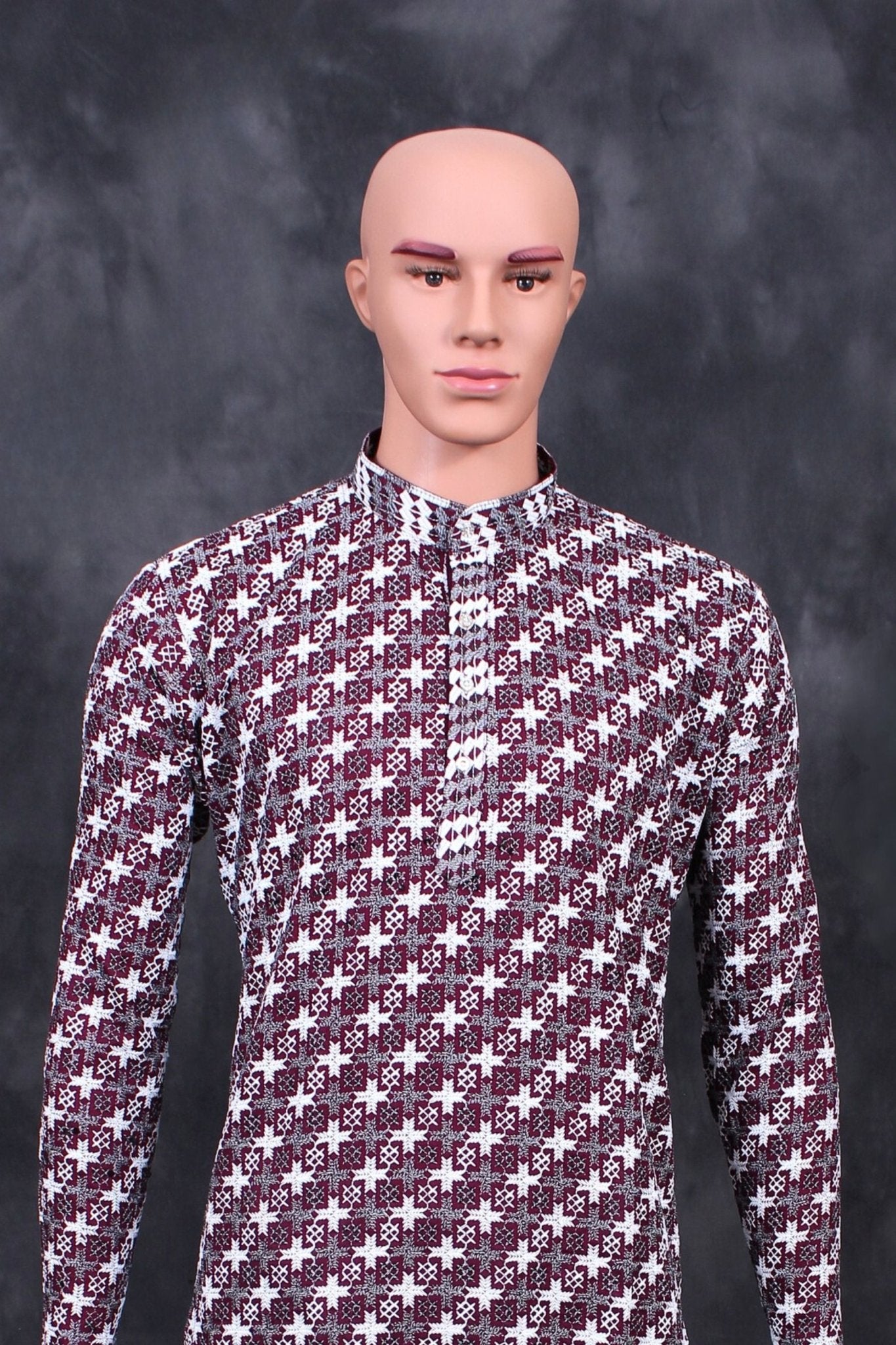 Chic Men's Zebra Embroidery Kurta - Culture Meets Style at JCSFashions Men JCS Fashions