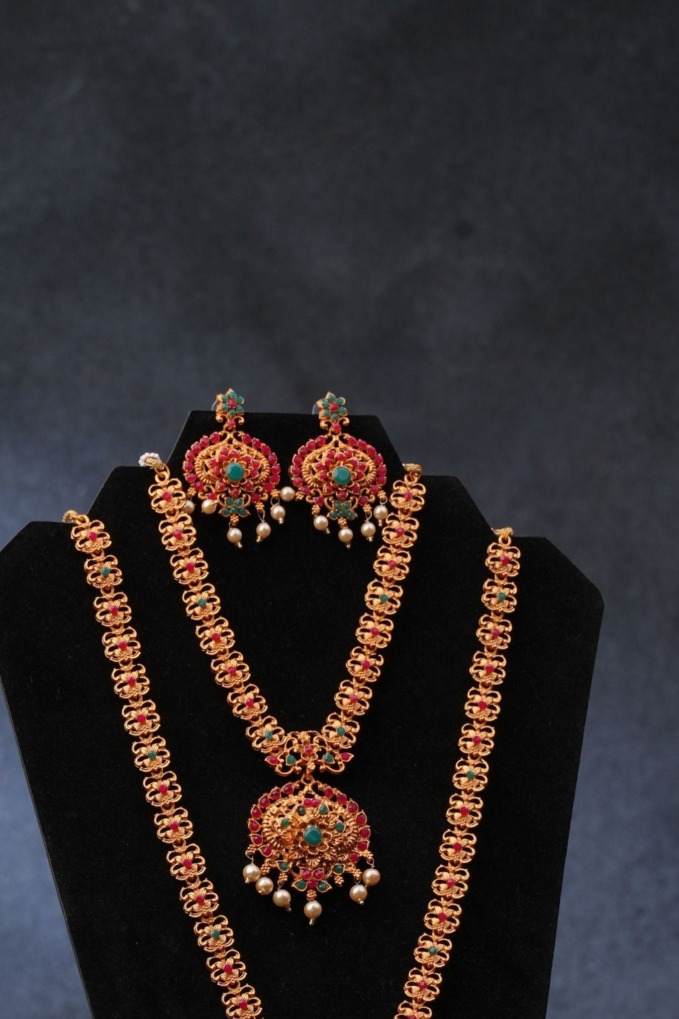 Chic Simplicity: Matte Finish Necklace & Earrings - JCSFashions Jewelry JCS Fashions