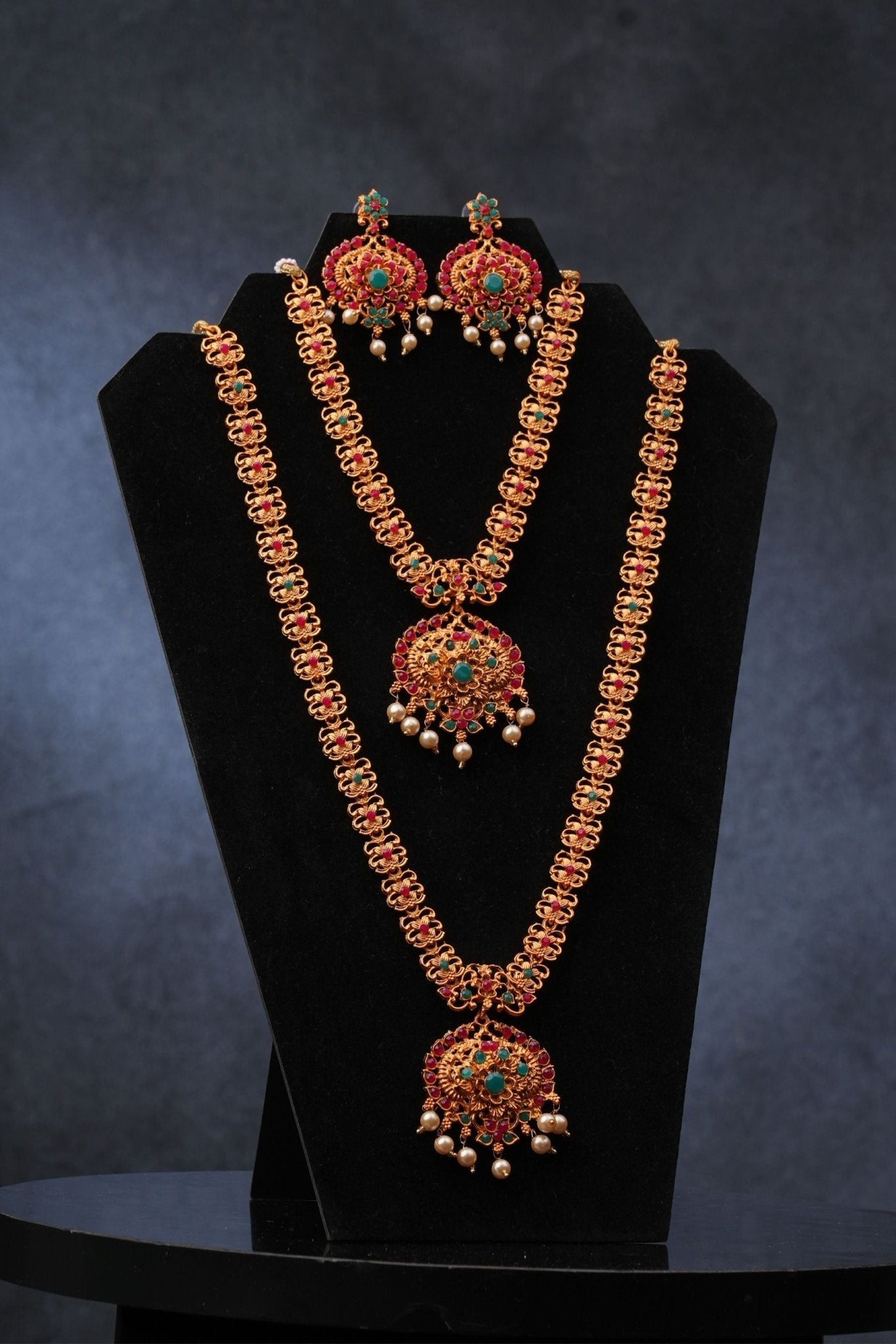 Chic Simplicity: Matte Finish Necklace & Earrings - JCSFashions Jewelry JCS Fashions