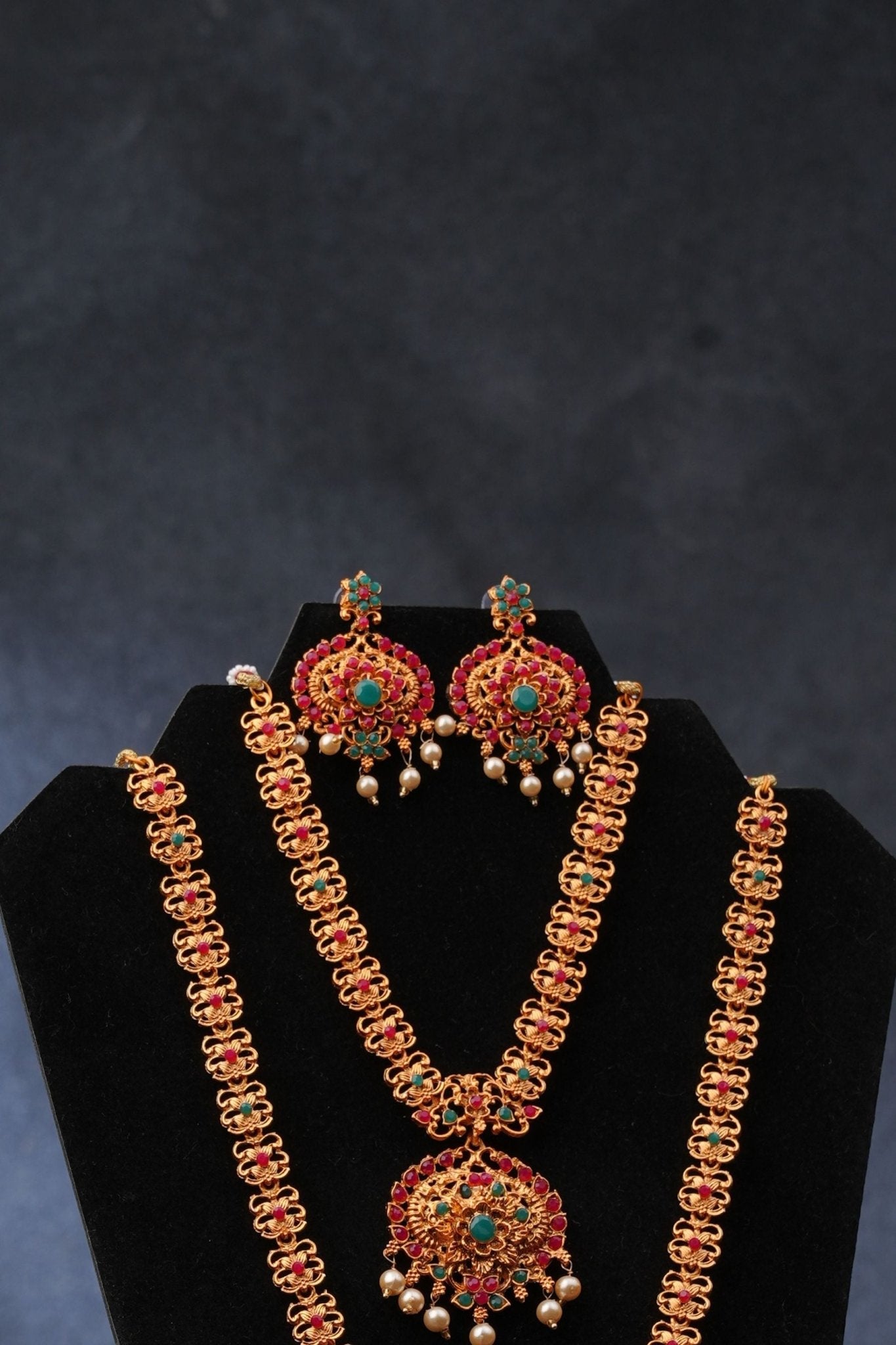 Chic Simplicity: Matte Finish Necklace & Earrings - JCSFashions Jewelry JCS Fashions