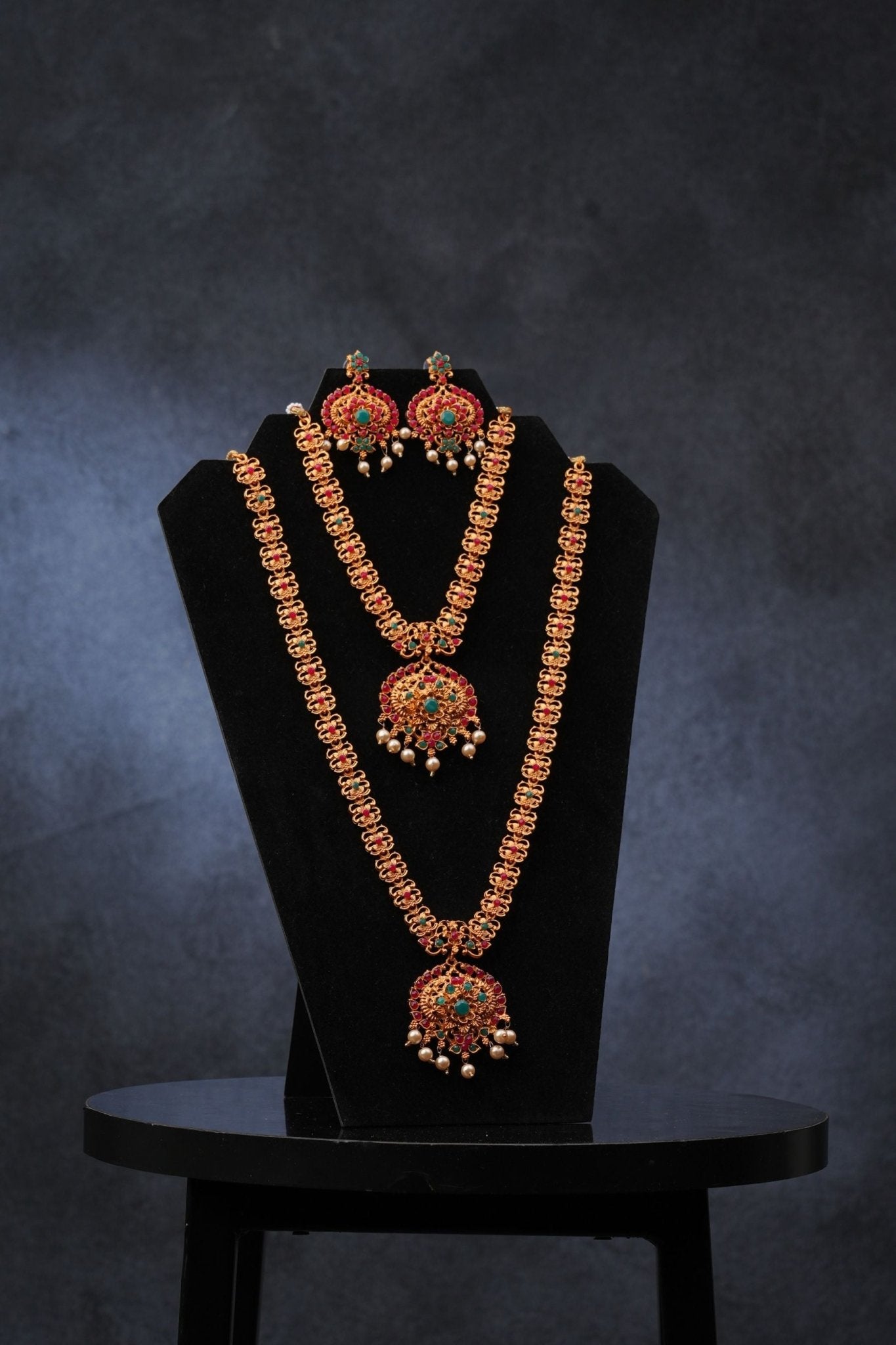 Chic Simplicity: Matte Finish Necklace & Earrings - JCSFashions Jewelry JCS Fashions Matte Finish