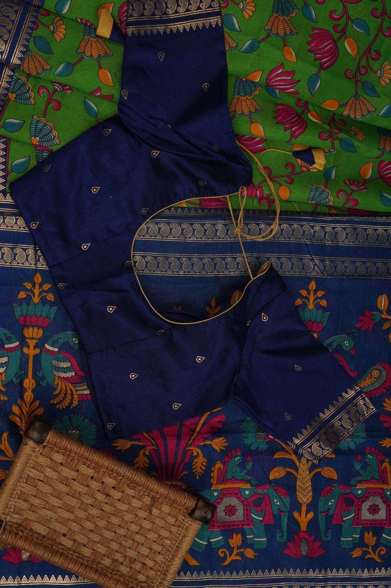 Classic Semi Chanderi Silk Saree & Vibrant Prints - Timeless Elegance Saree JCS Fashions