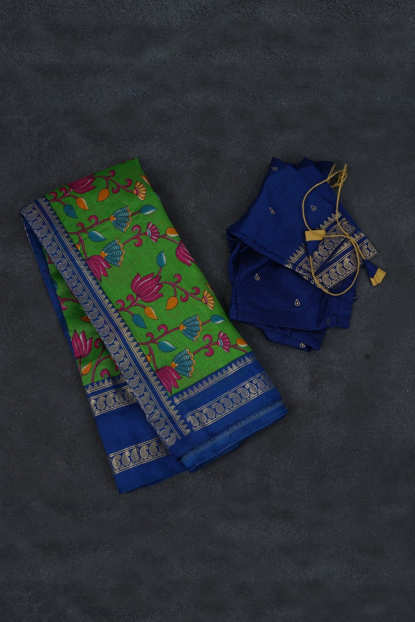 Classic Semi Chanderi Silk Saree & Vibrant Prints - Timeless Elegance Saree JCS Fashions