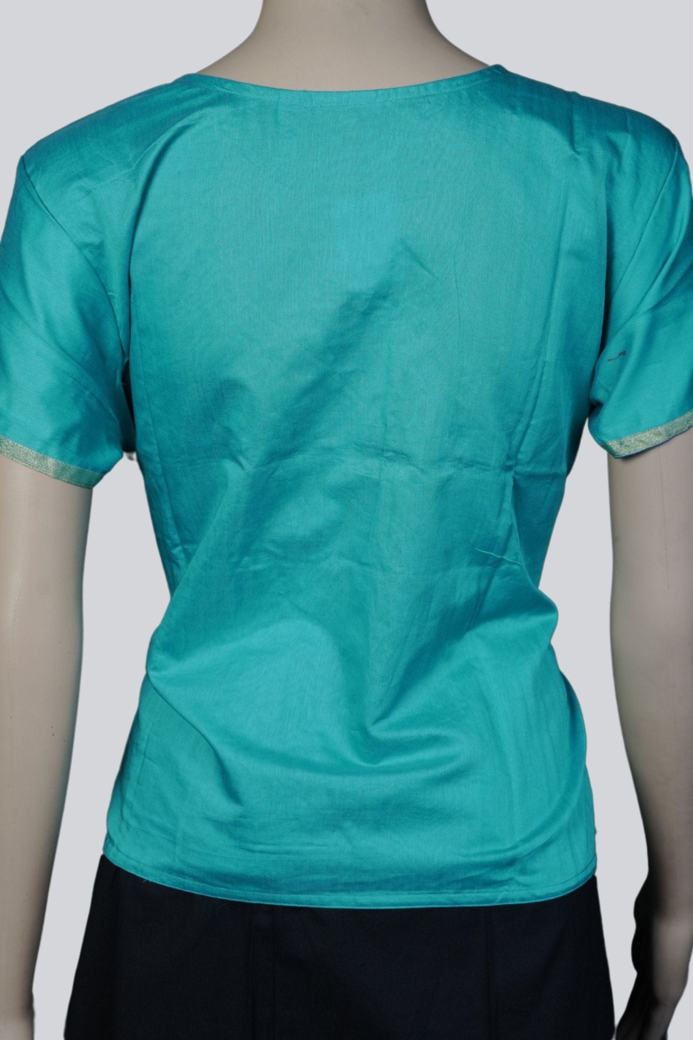 Dual Tone Short Silk Cotton Kurti – Ideal for Skirts and Jeans KURTI JCS Fashions