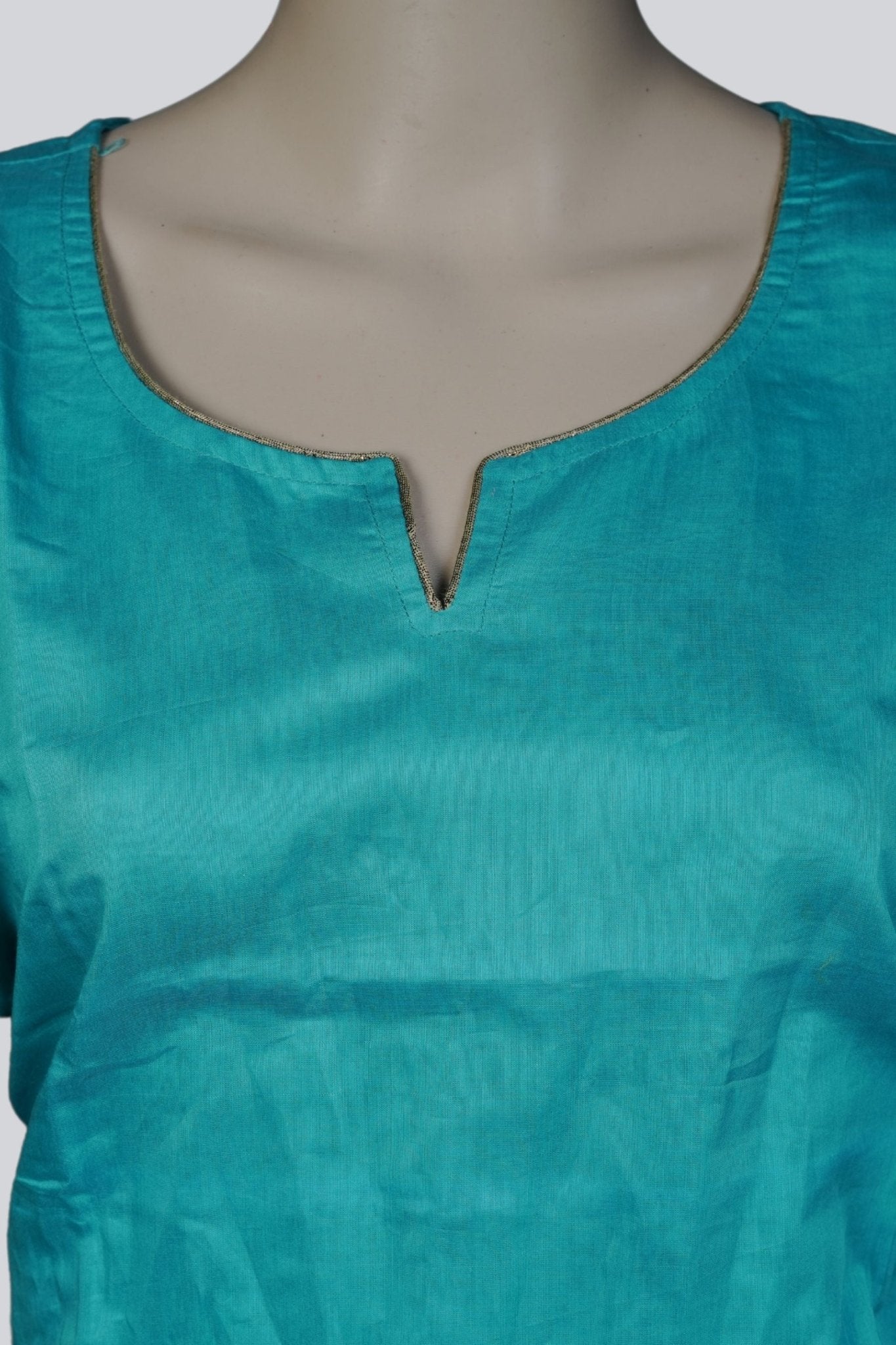 Dual Tone Short Silk Cotton Kurti – Ideal for Skirts and Jeans KURTI JCS Fashions