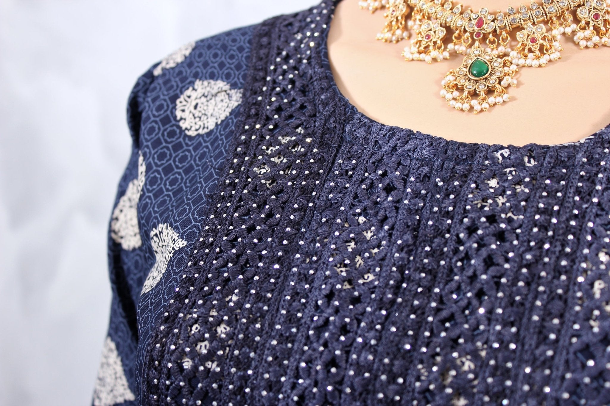 Elegant 2-Piece Cotton Anarkali Kurti with Dupatta - JCS Fashions KURTI JCS Fashions