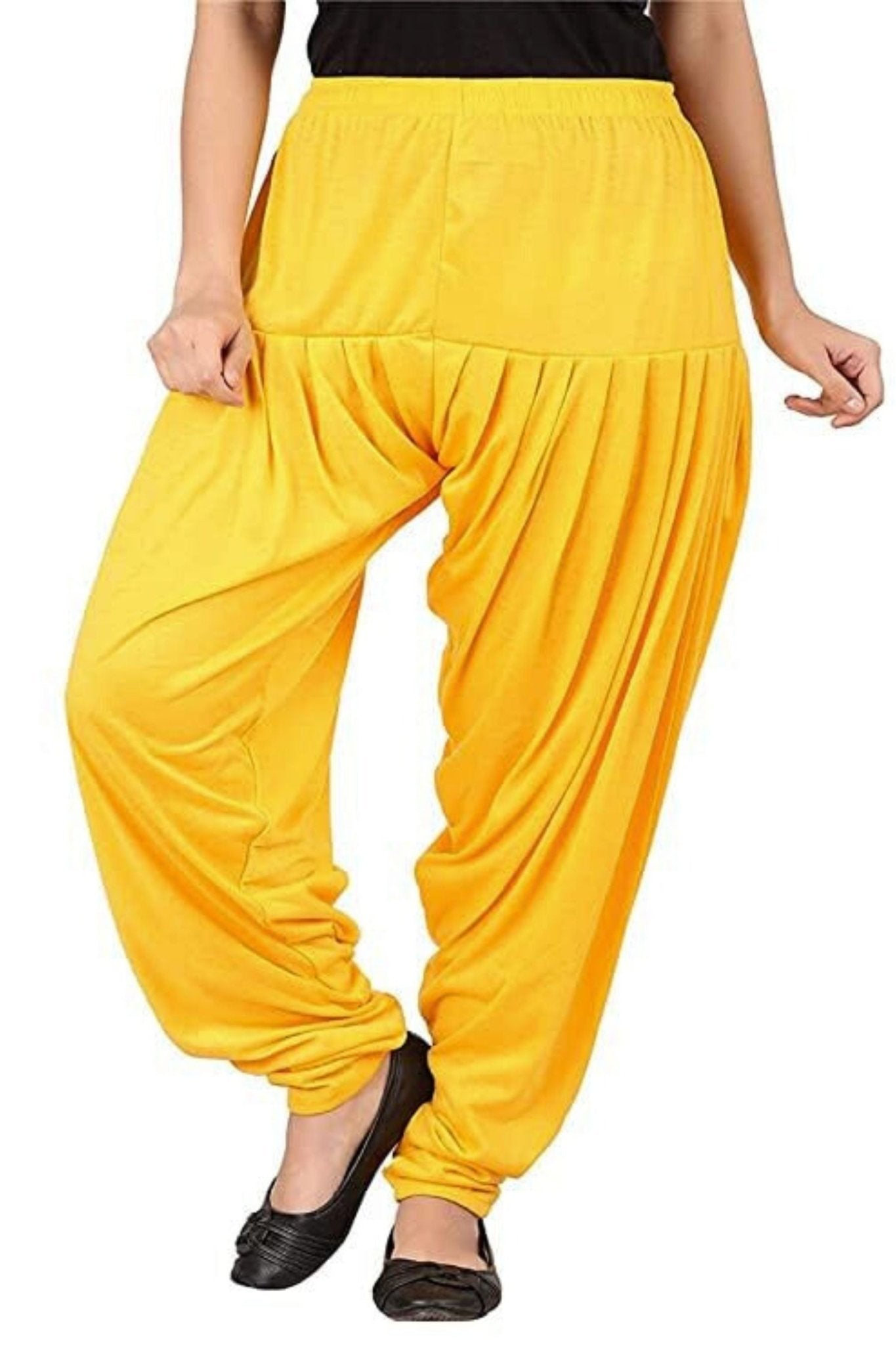 Elegant Cotton Patiala - Pure Comfort with JCSFashions Style Patiyala JCS Fashions Yellow Free size