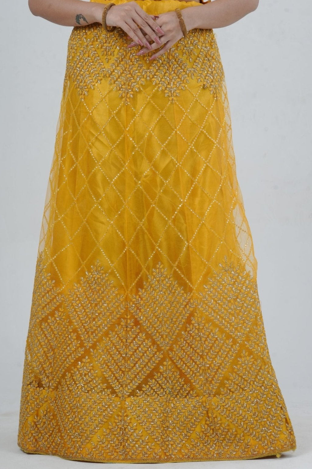 Elegant Designer Lehenga with Embroidery and Sparkling Sequins Detail LEHENGA JCS Fashions