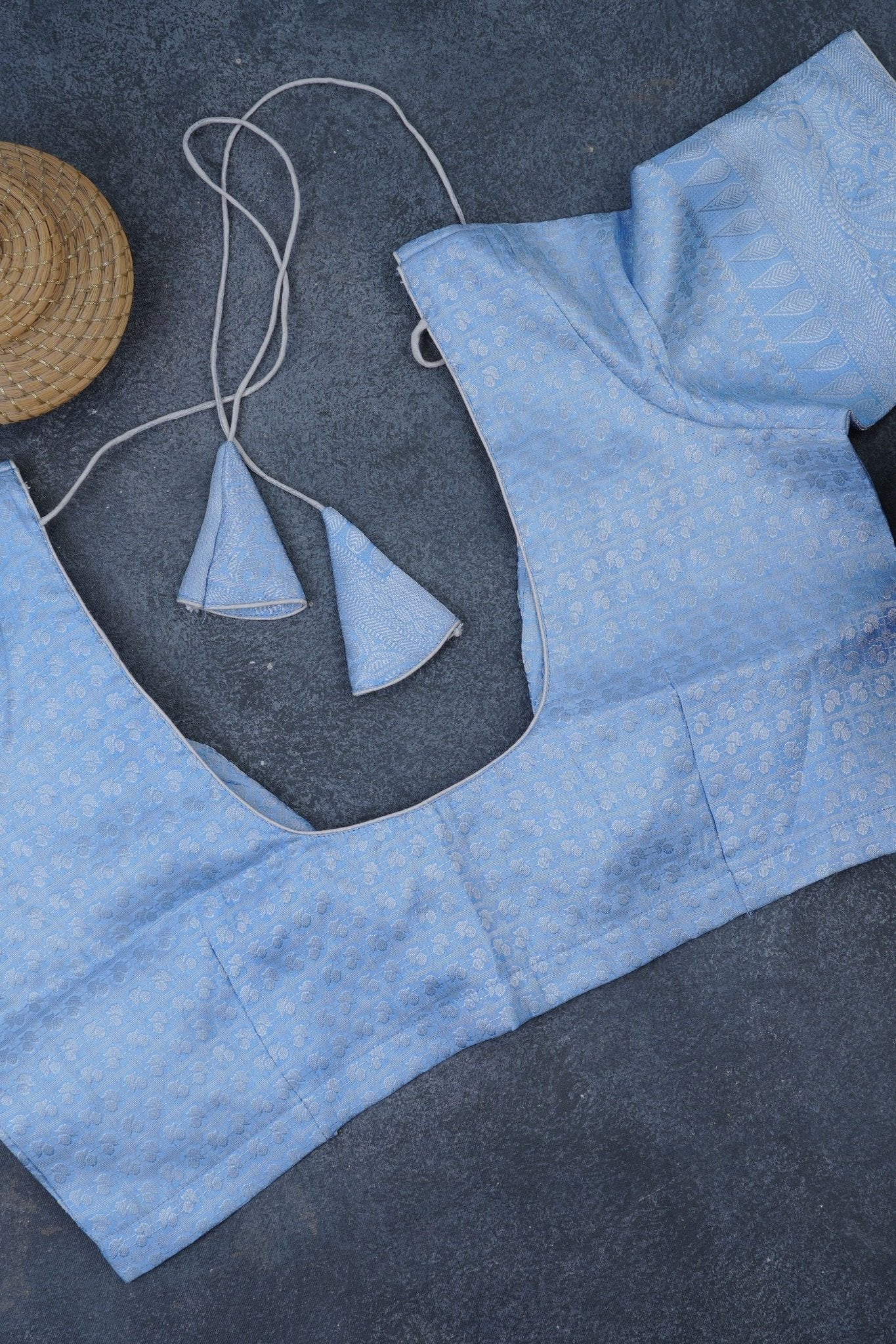 Elegant Dupion Silk Saree with Silver Zari Peacock Design & Regal Border Saree JCS Fashions