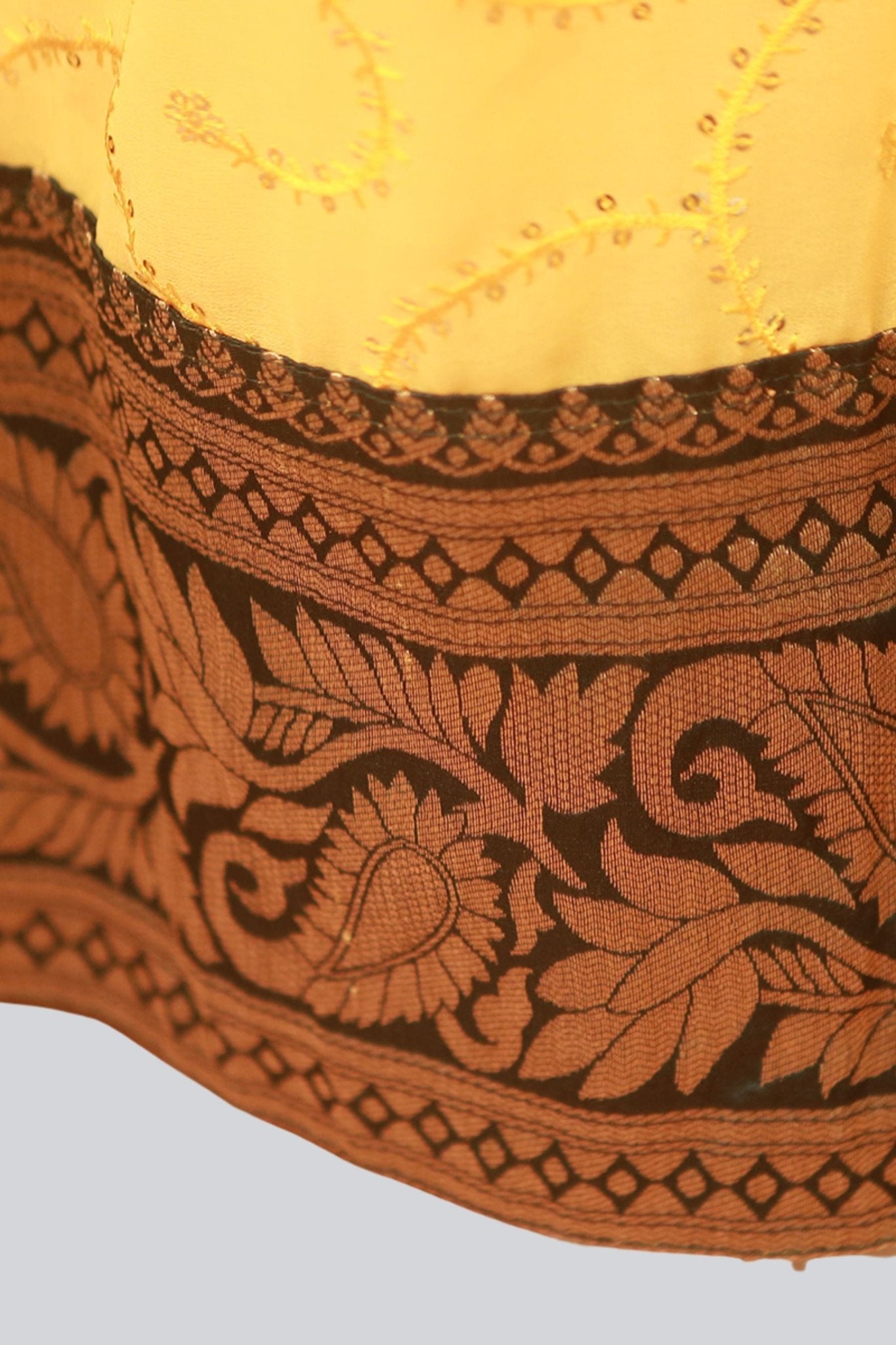 Elegant Georgette Material Crop Top Lehenga For Women LEHENGA JCS Fashions