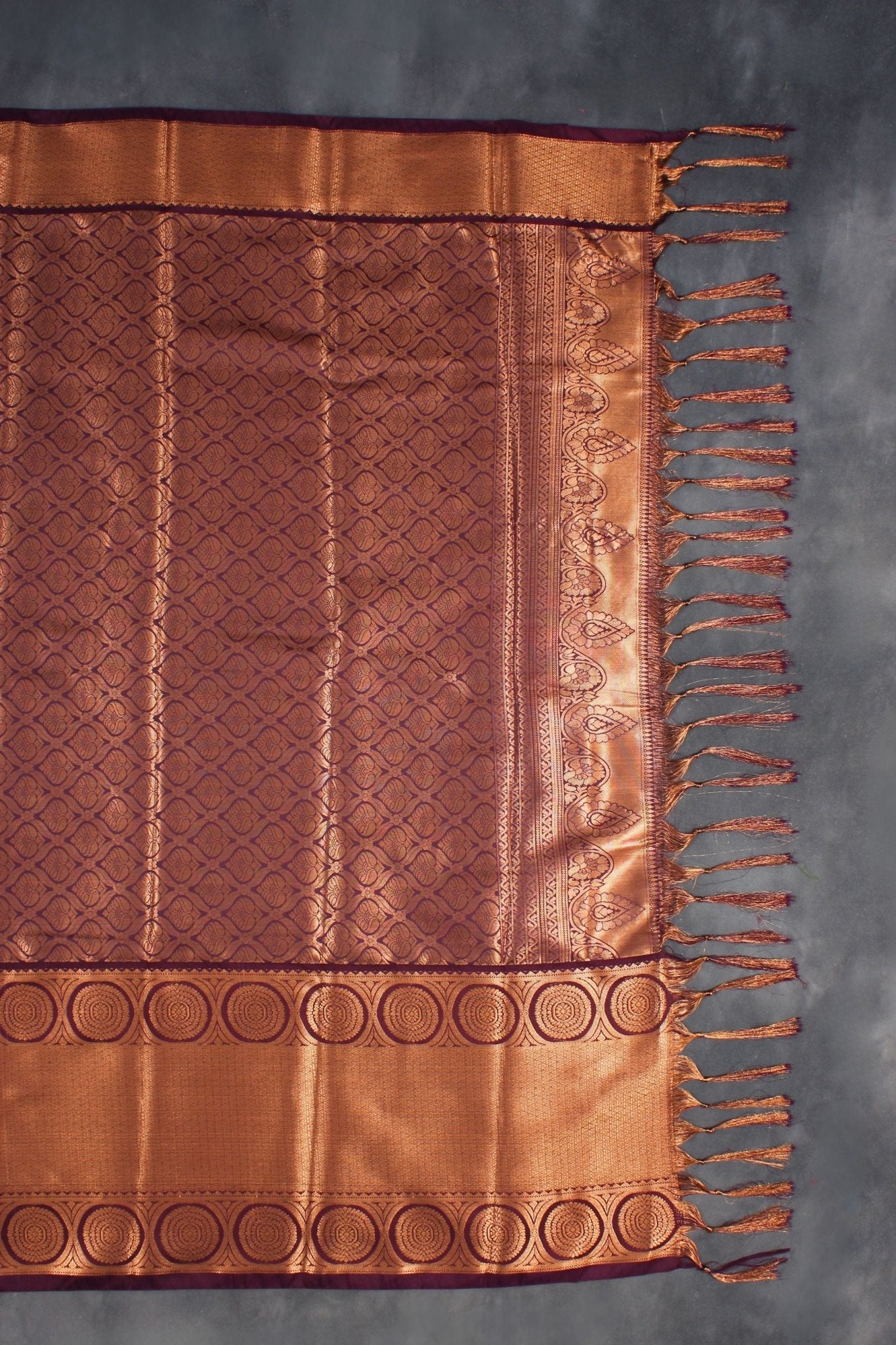 Elegant Kanchipuram Silk Saree with Grand Pallu and Full-body Butties Saree JCS Fashions